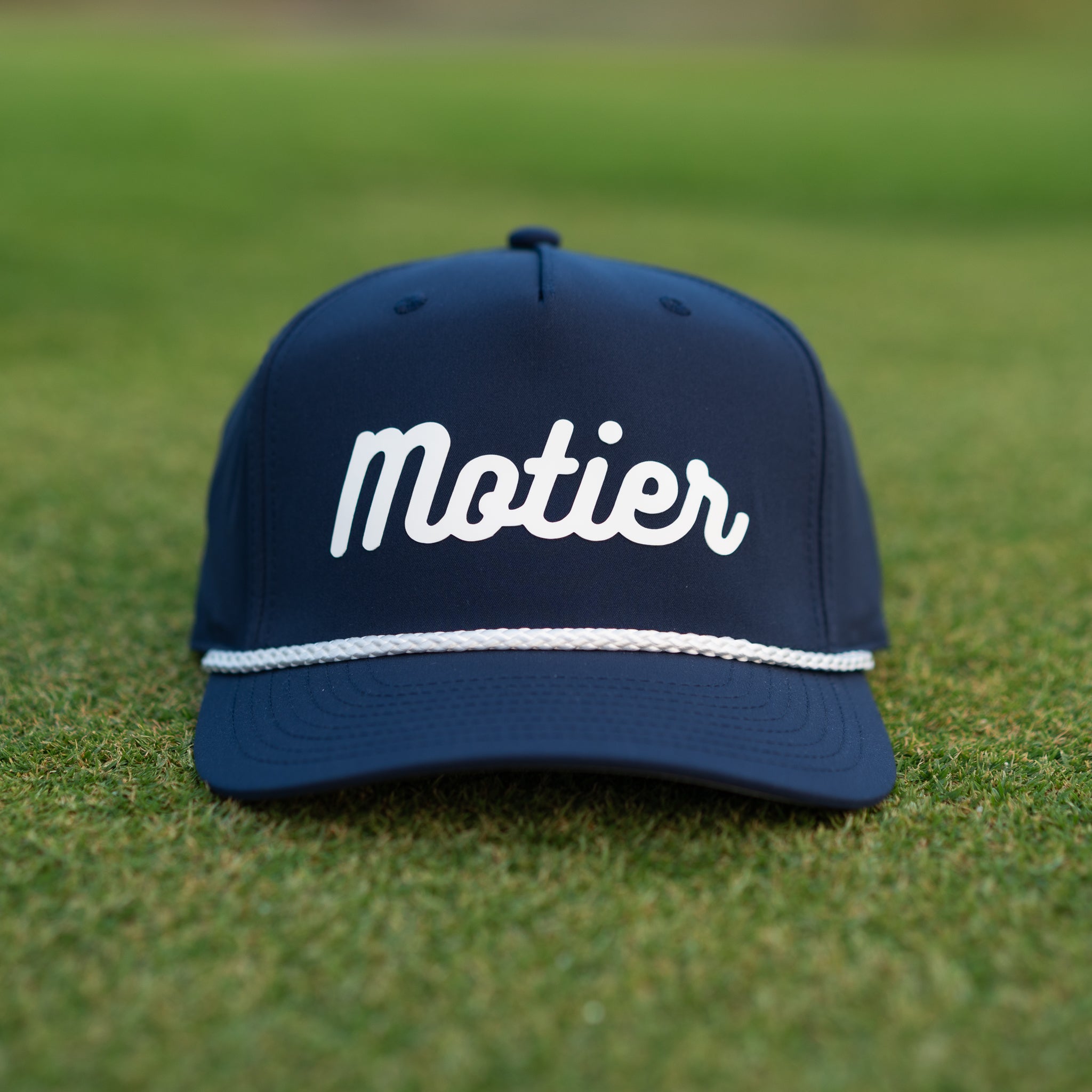 The Tour Roped Performance Snapback (Navy) - Motier Lafayette 