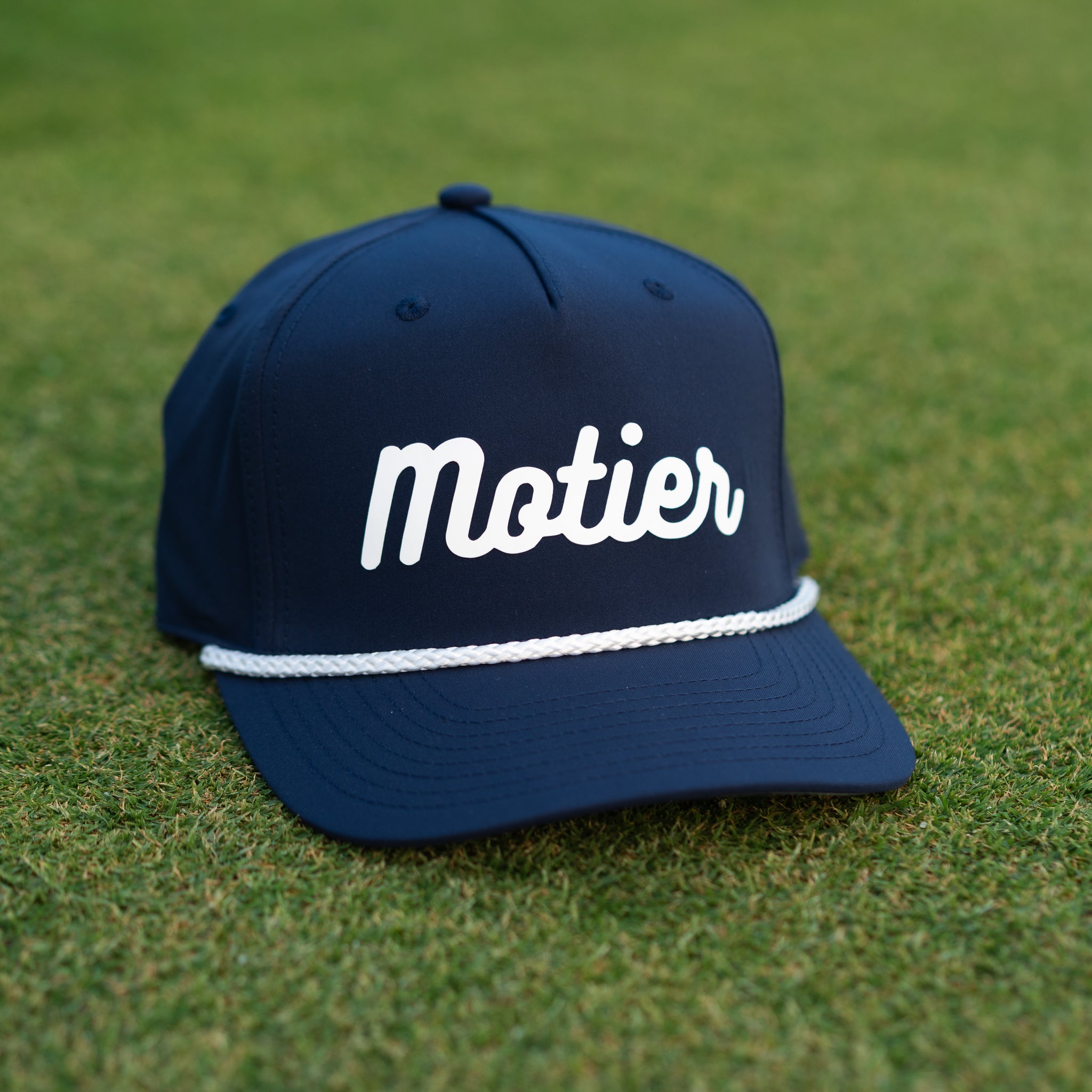 The Tour Roped Performance Snapback (Navy) - Motier Lafayette 