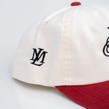 The LFT Maison Snapback (Cardinal/Off-White) - Motier Lafayette 
