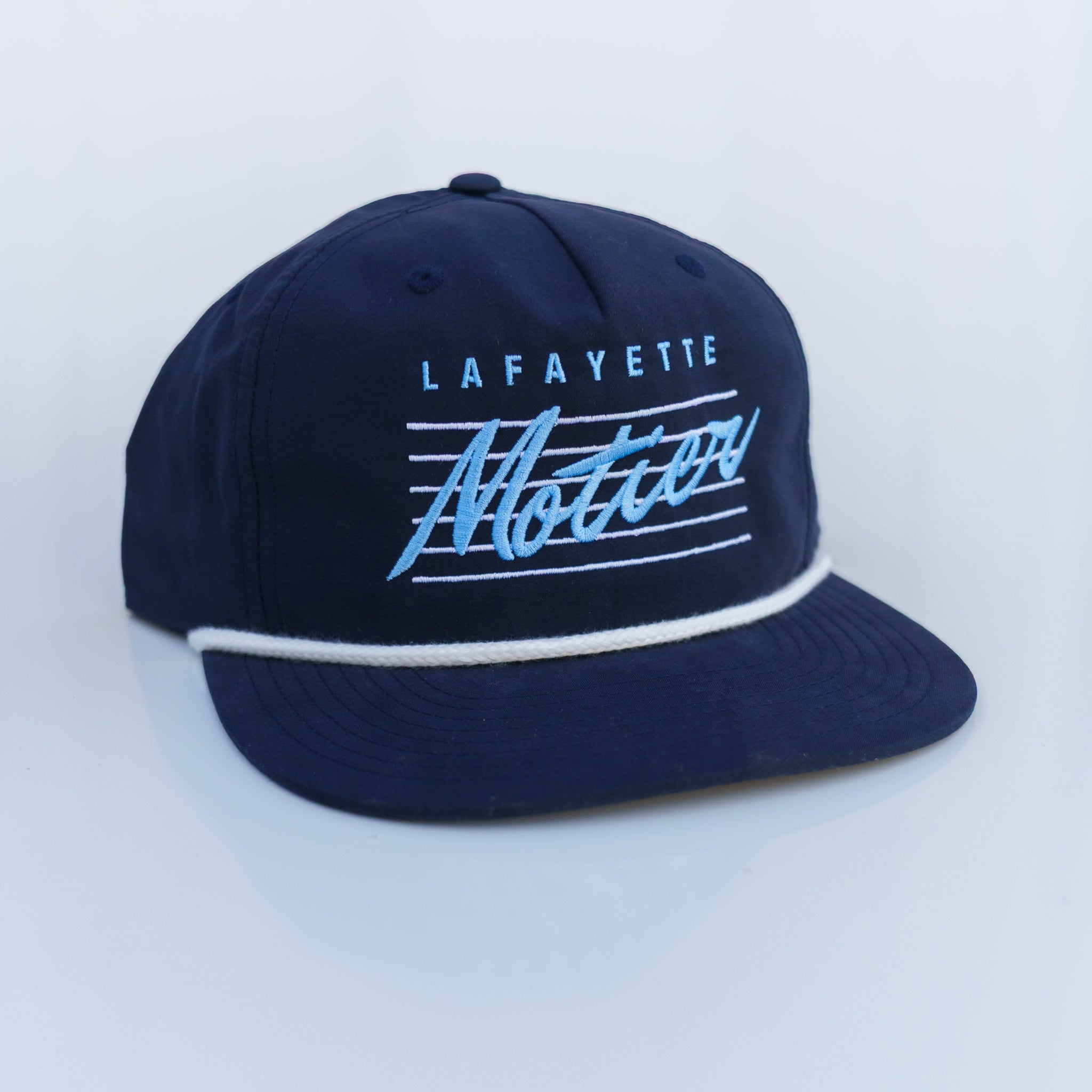 Retro Lafayette Roped Snapback (Navy) - Motier Lafayette 