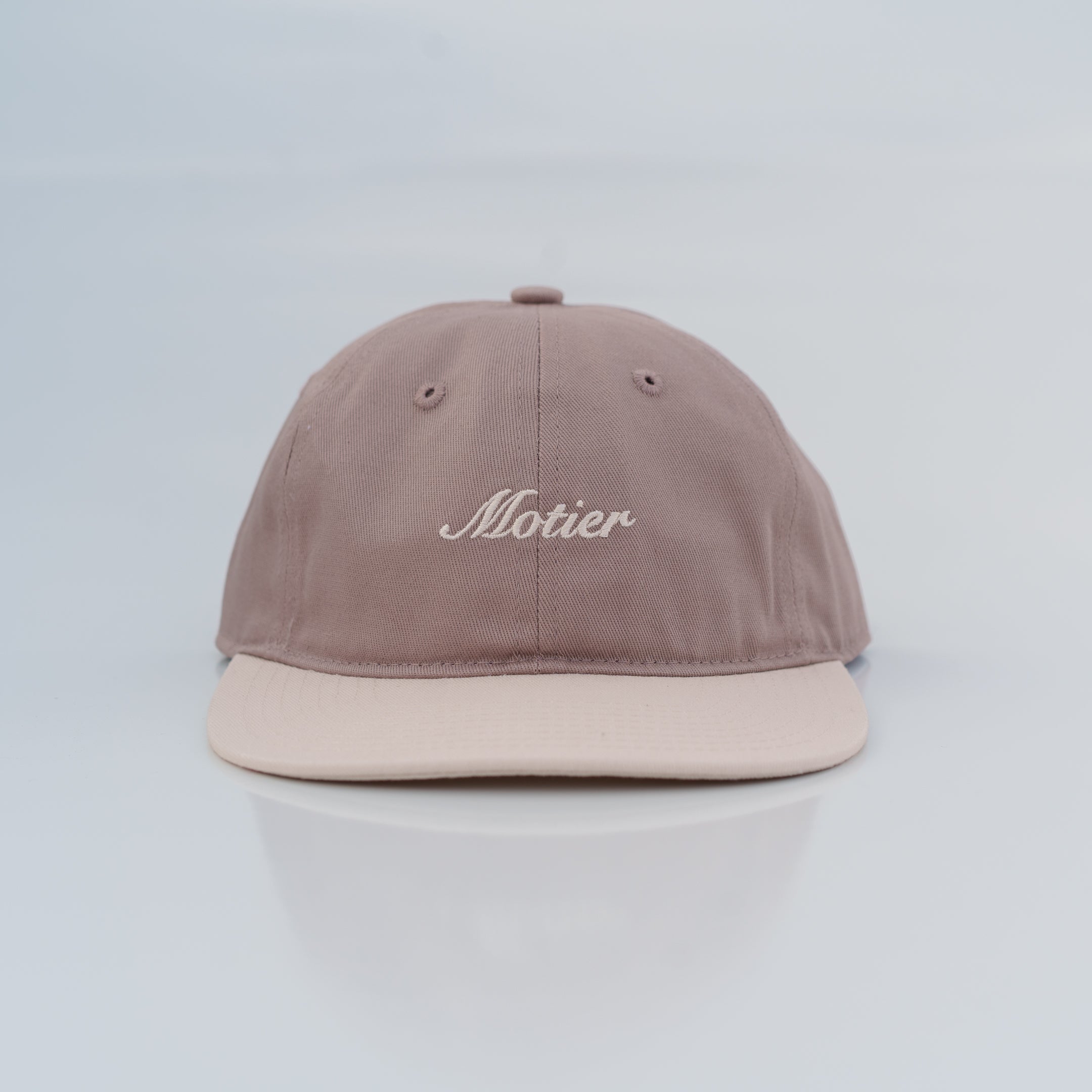 The Two Tone Script Strapback (Thunder/Cream)