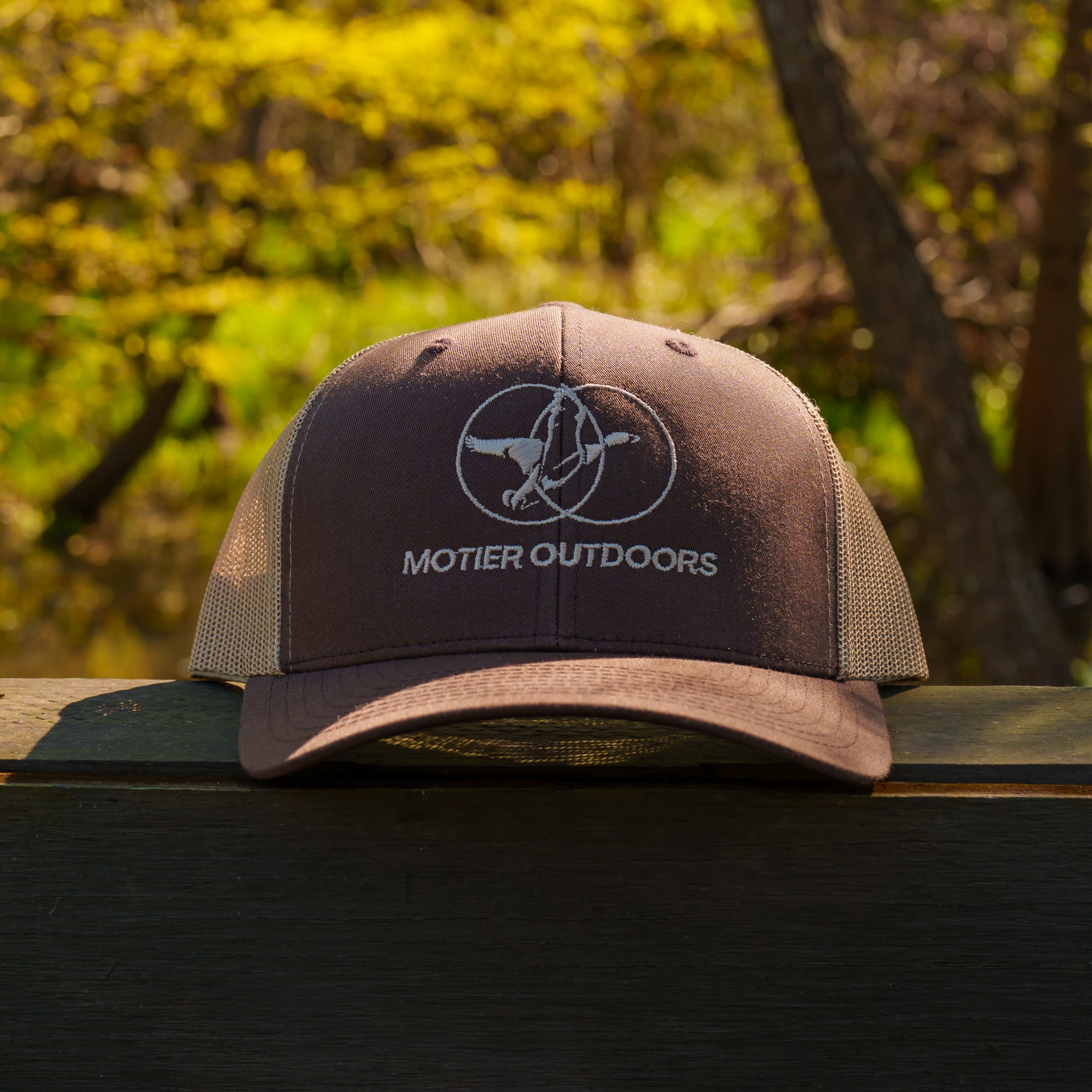 The Outdoors Meshback Decoy Hat (Brown/Tan)