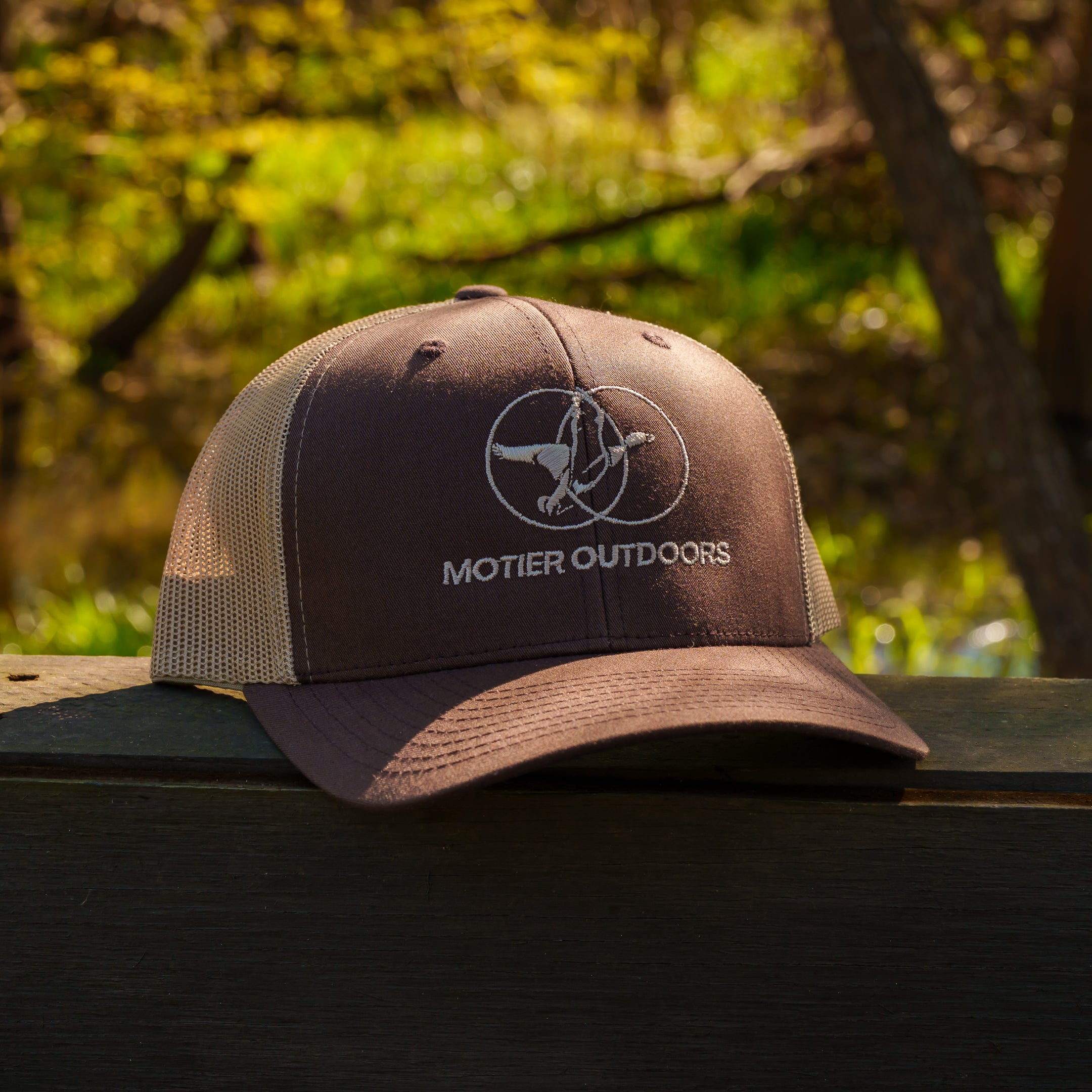 The Outdoors Meshback Decoy Hat (Brown/Tan)