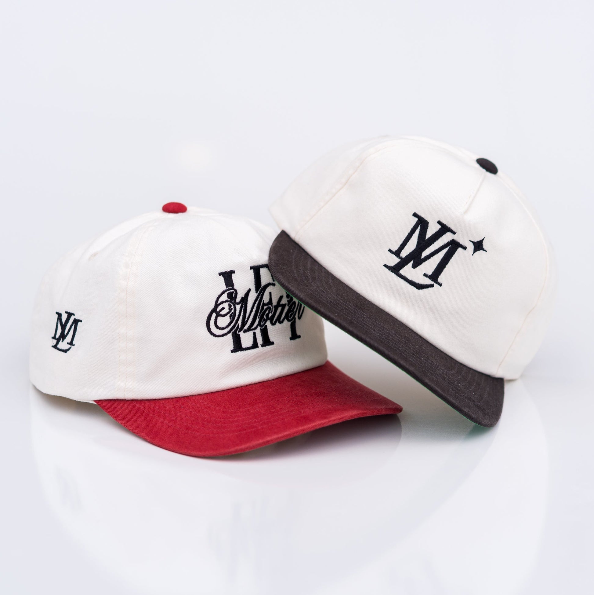 The LFT Maison Snapback (Cardinal/Off-White) - Motier Lafayette 