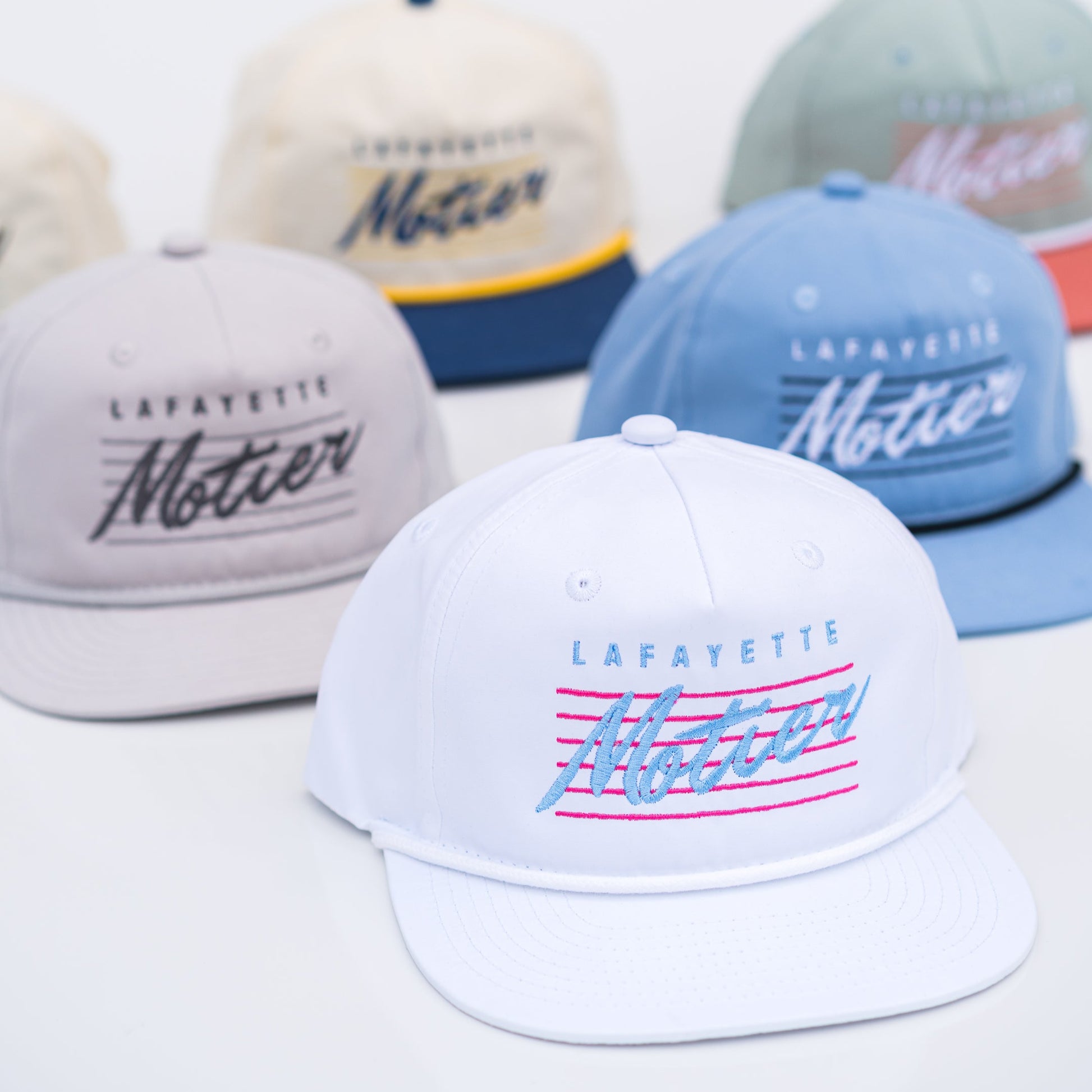 Retro Lafayette Roped Snapback (South Beach) - Motier Lafayette 