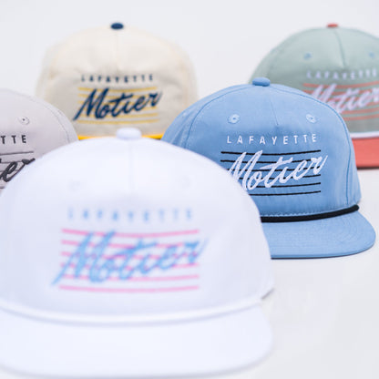 Retro Lafayette Roped Snapback (Glacier Lake) - Motier Lafayette 
