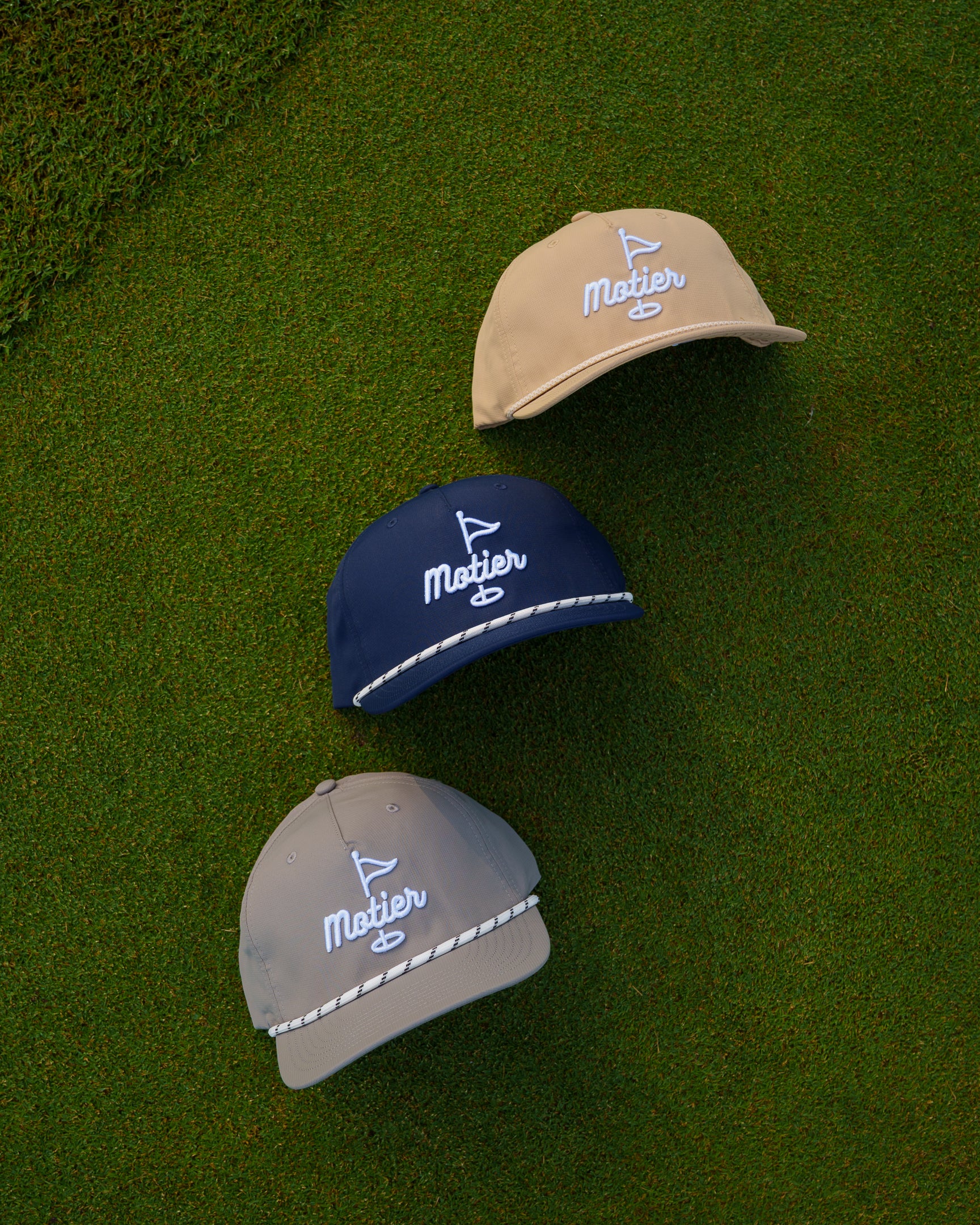 The Pin Roped Performance Snapback (Navy)