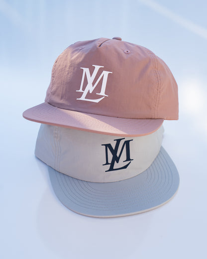 Insignia Nylon Strapback (Smoke/Navy)