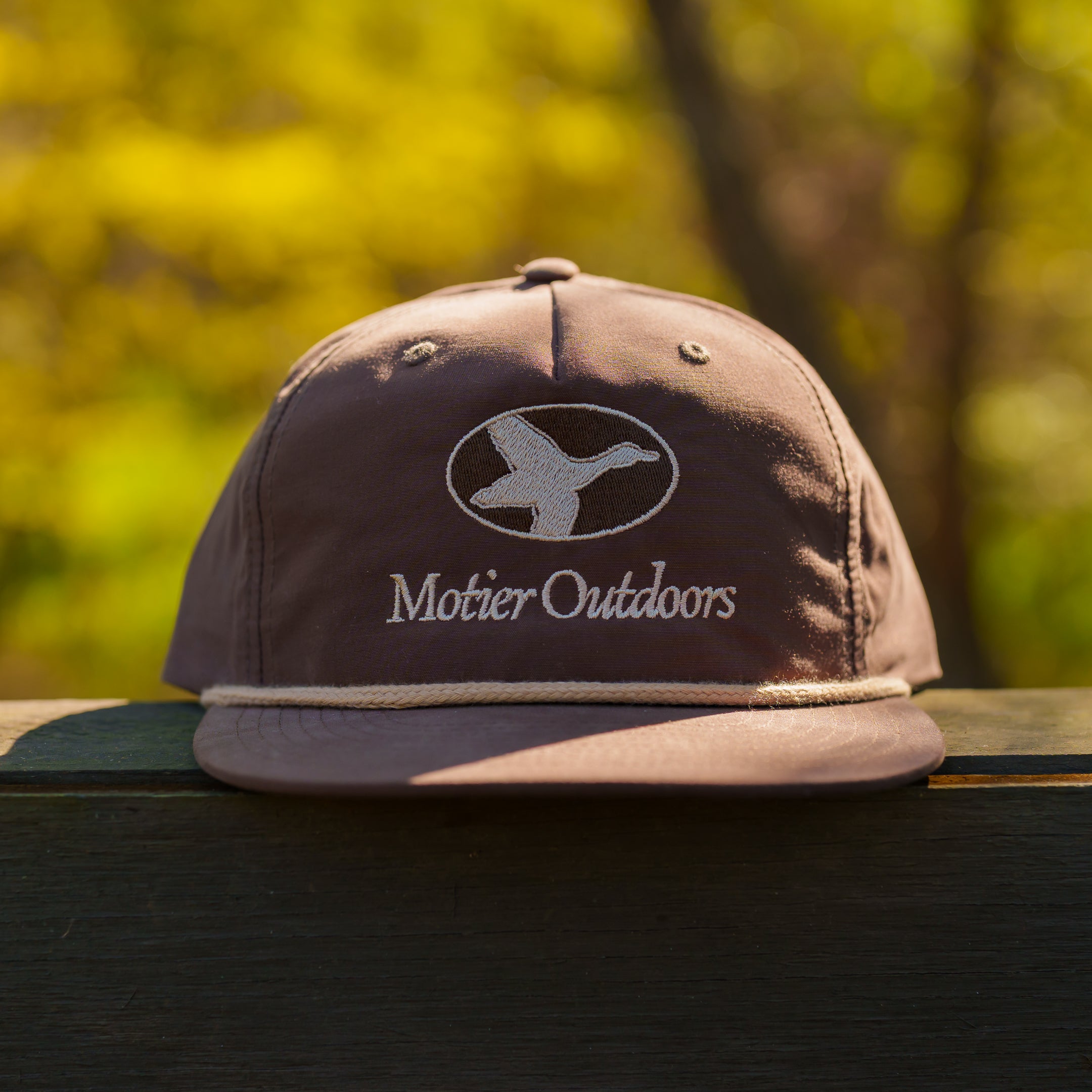 The Outdoors Mallard Roped Snapback (Brown)