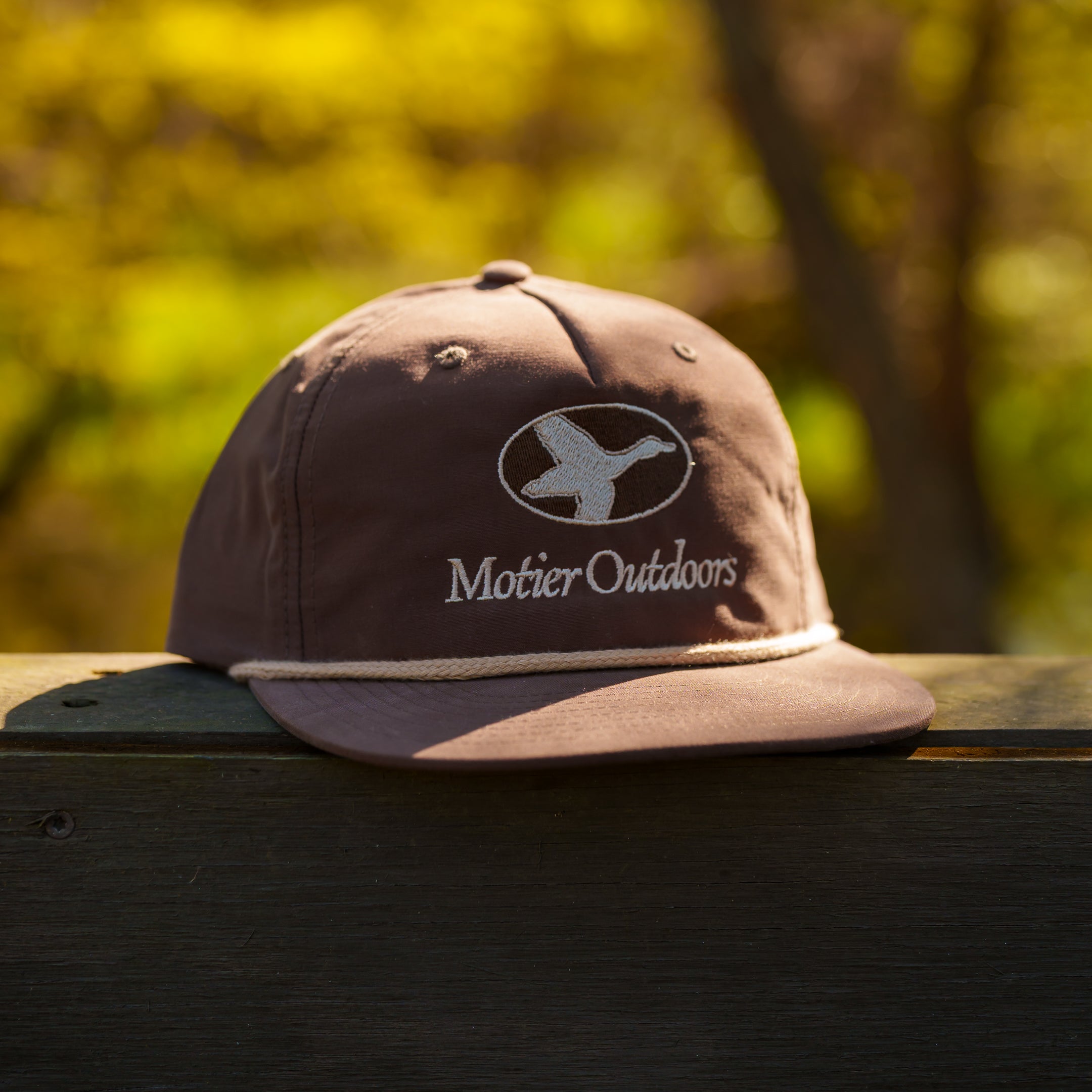 The Outdoors Mallard Roped Snapback (Brown)