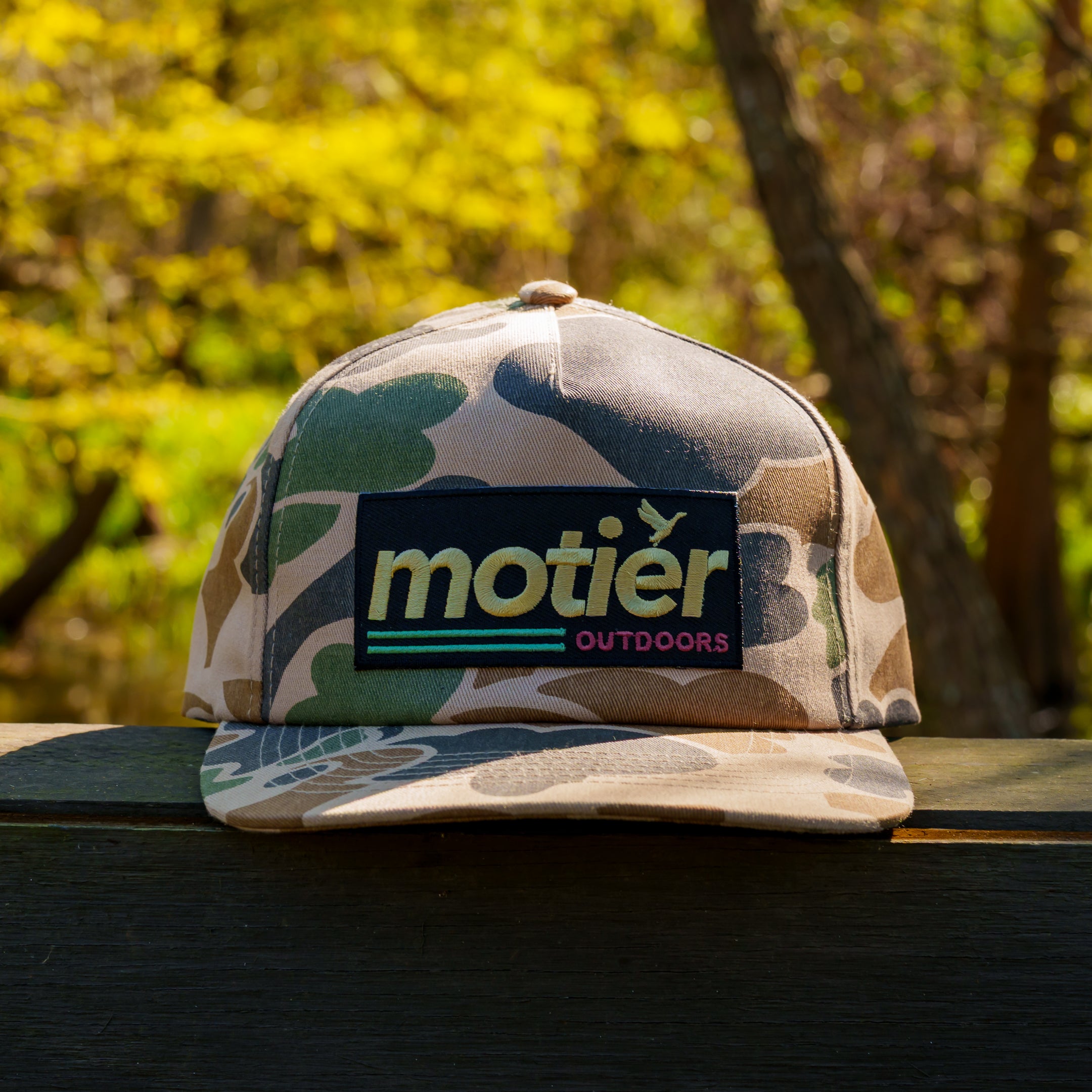 The Outdoors Camo Patch Hat (Retro Camo)