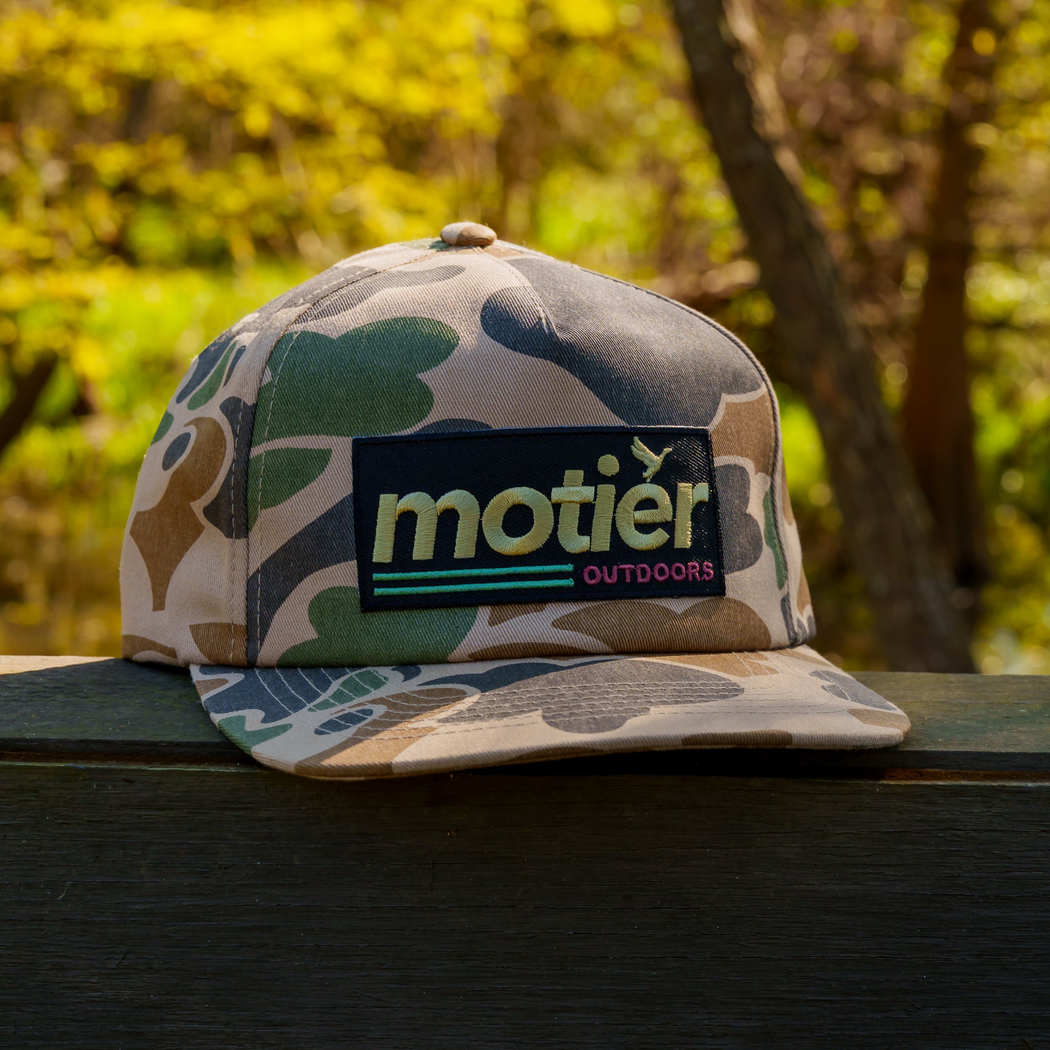 The Outdoors Camo Patch Hat (Retro Camo)