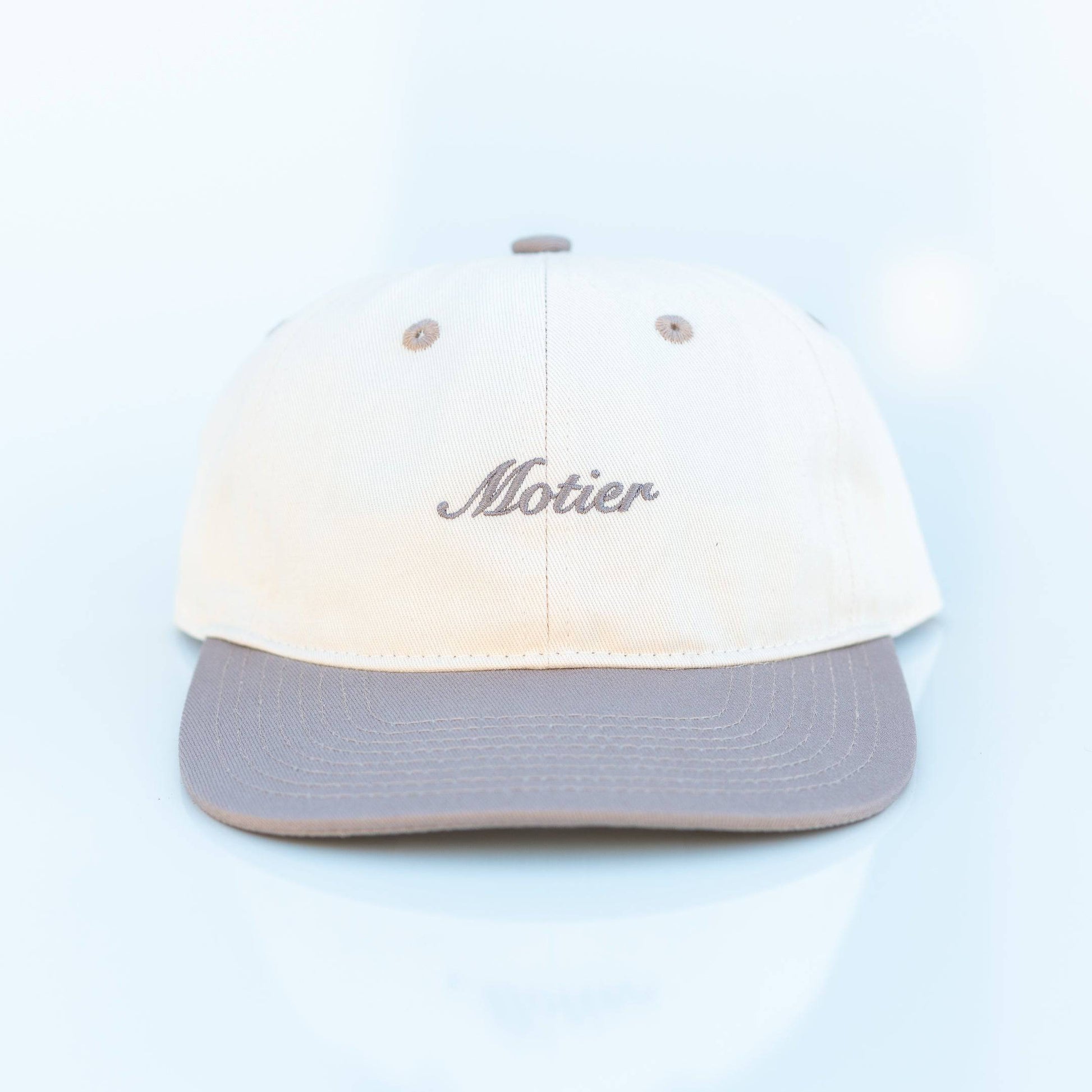 Two-Tone Script 6-Panel (Lt. Tan/Lt.Brown) - Motier Lafayette 