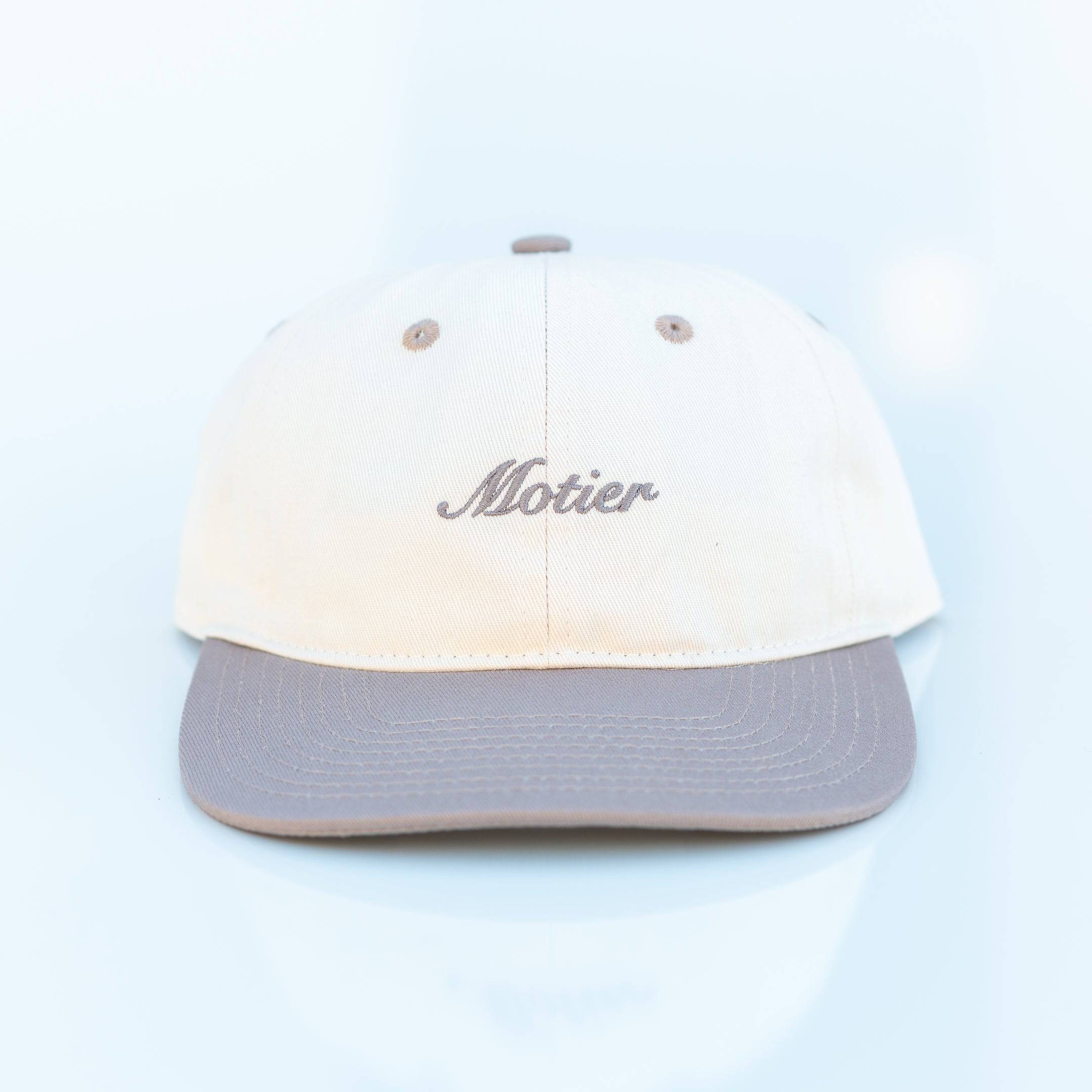 Two-Tone Script 6-Panel (Lt. Tan/Lt.Brown) - Motier Lafayette 