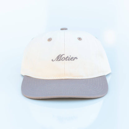 Two-Tone Script 6-Panel (Lt. Tan/Lt.Brown) - Motier Lafayette 