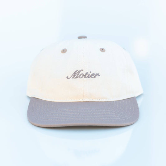 Two-Tone Script 6-Panel (Lt. Tan/Lt.Brown) - Motier Lafayette 