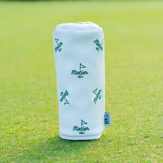 The Motier Pin Barrel Rescue Headcover (White)