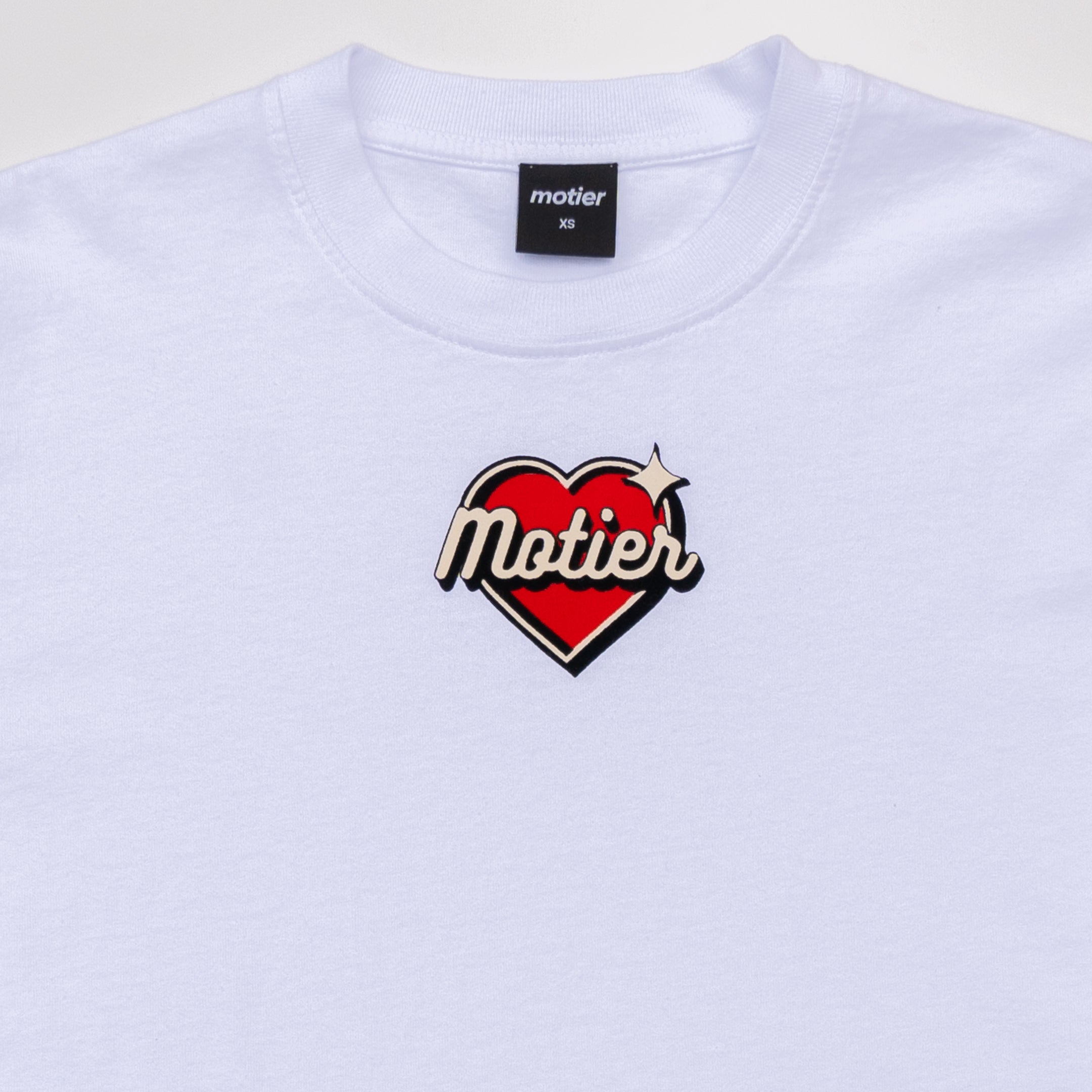 The Blush Luxe Tee (White) - Motier Lafayette 