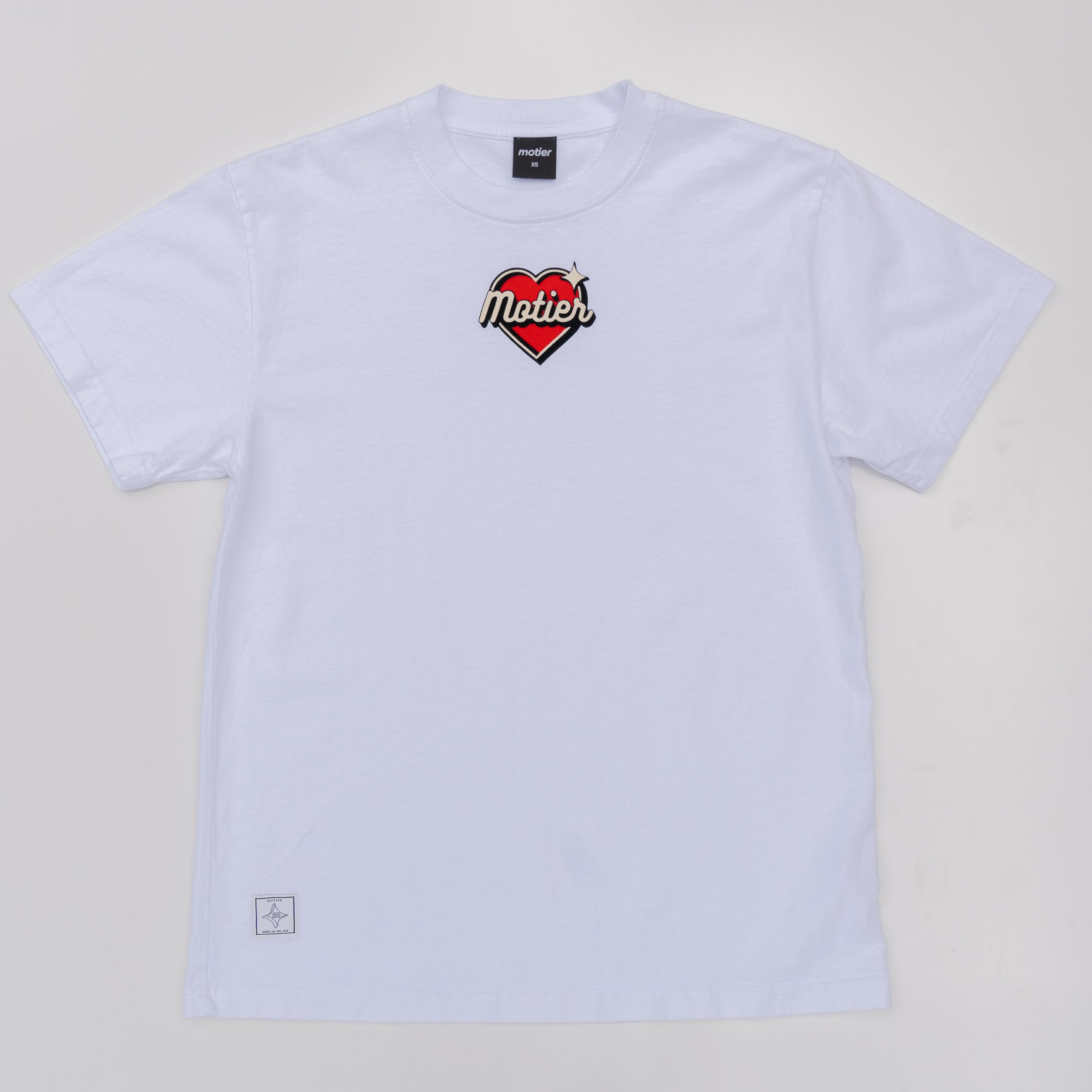 The Blush Luxe Tee (White) - Motier Lafayette 