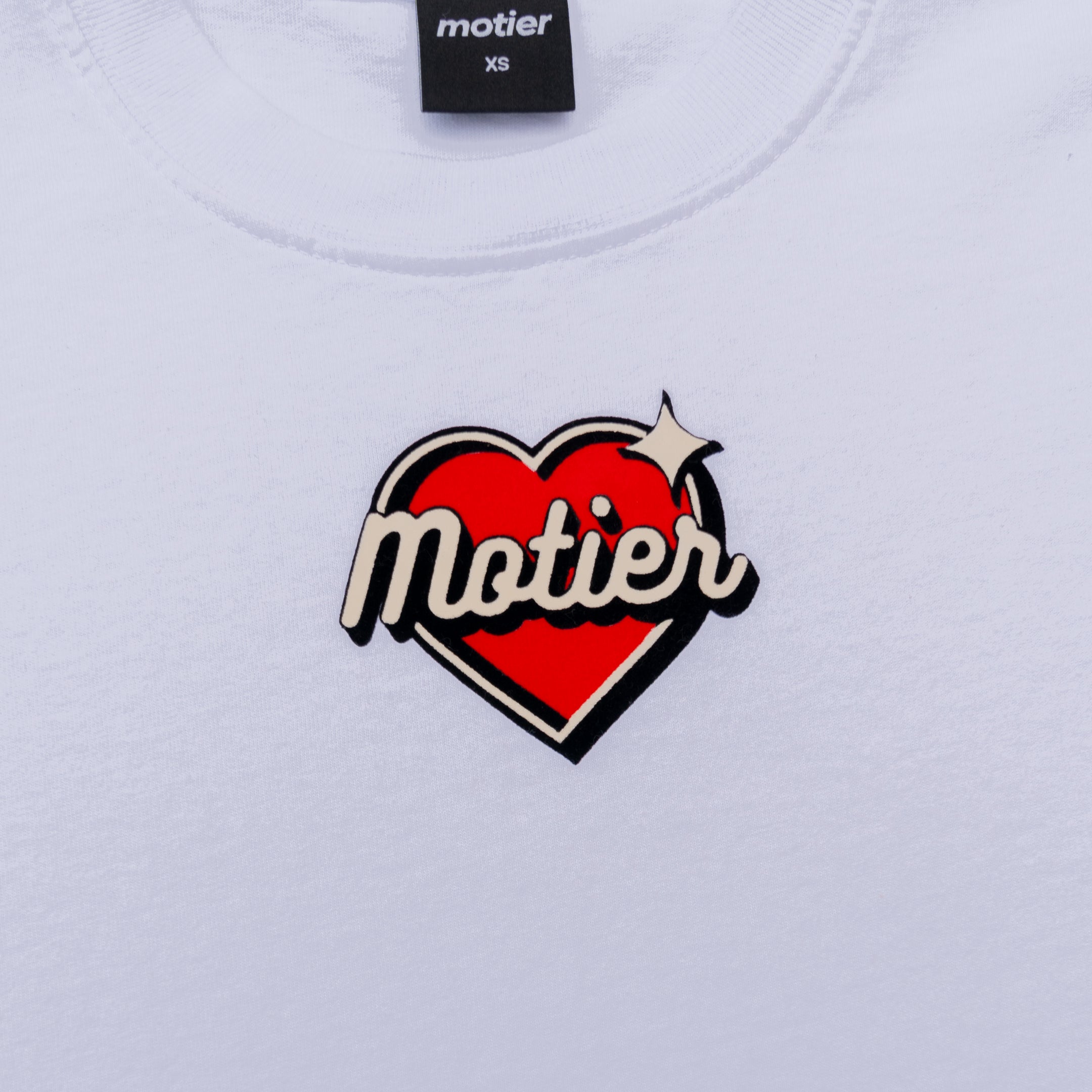 The Blush Luxe Tee (White) - Motier Lafayette 