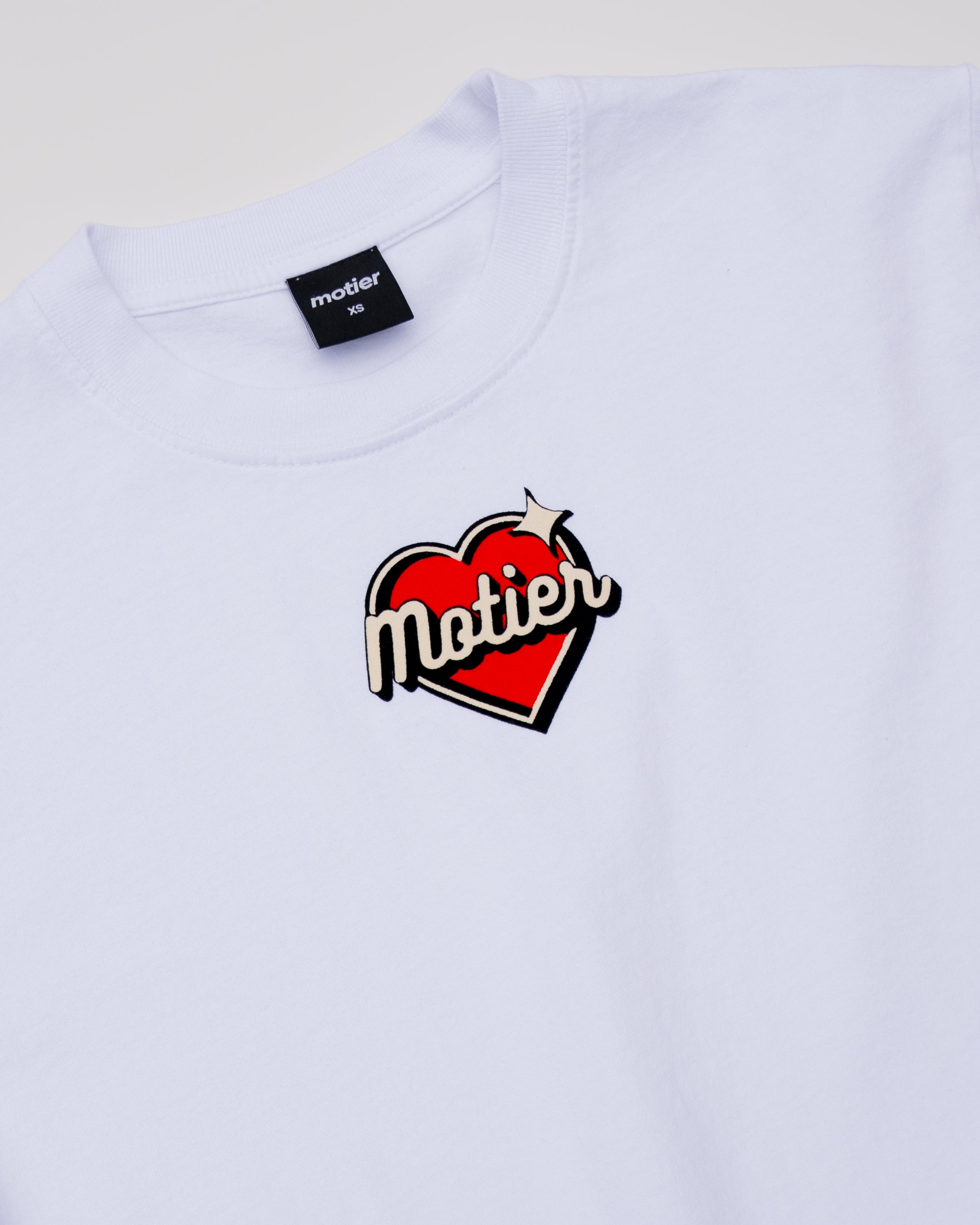 The Blush Luxe Tee (White) - Motier Lafayette 