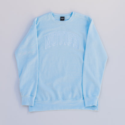 The Heritage Crewneck (Baby Blue) - Motier Lafayette 