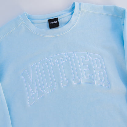 The Heritage Crewneck (Baby Blue) - Motier Lafayette 