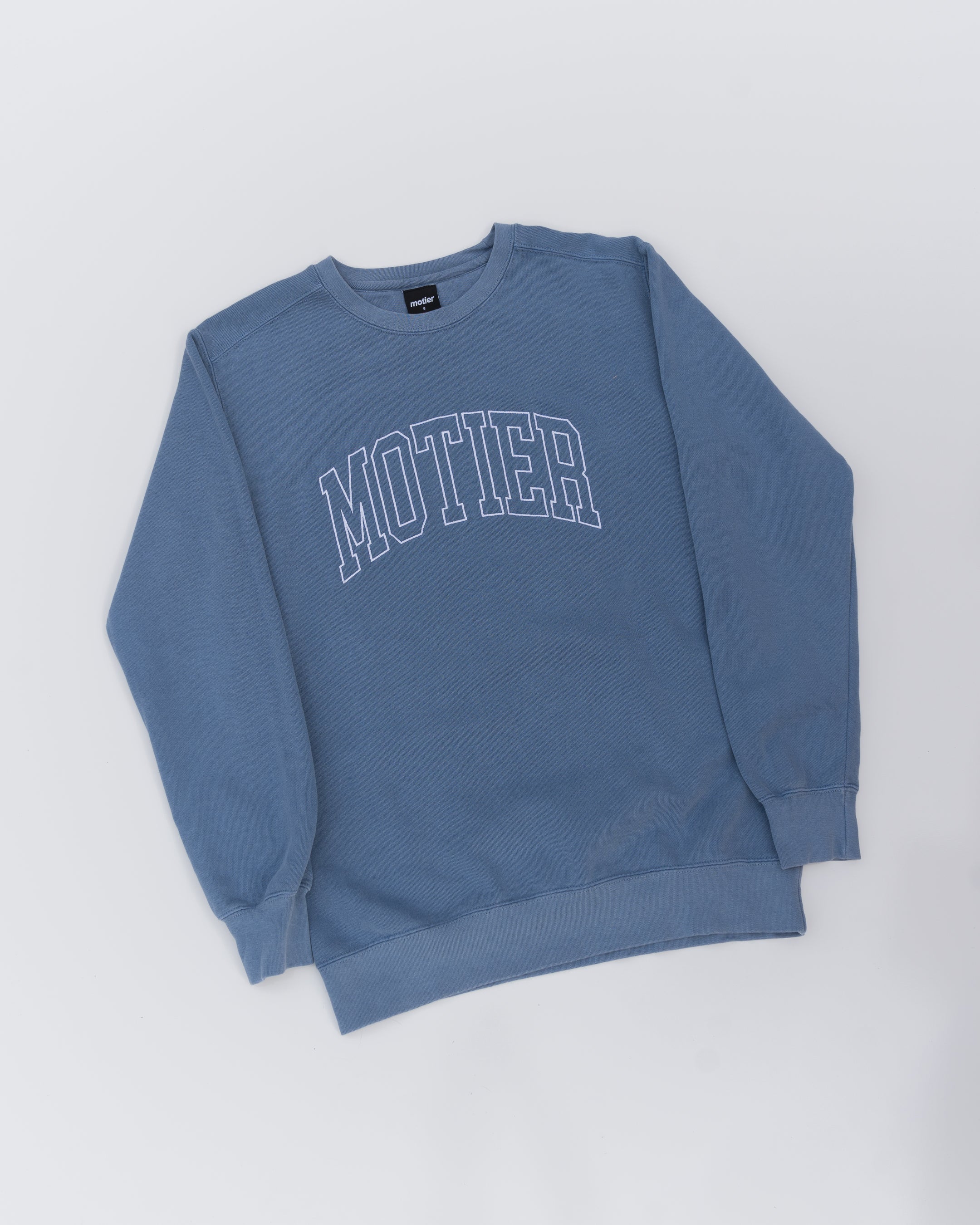 The Heritage Crewneck (Slate Blue) - Motier Lafayette 