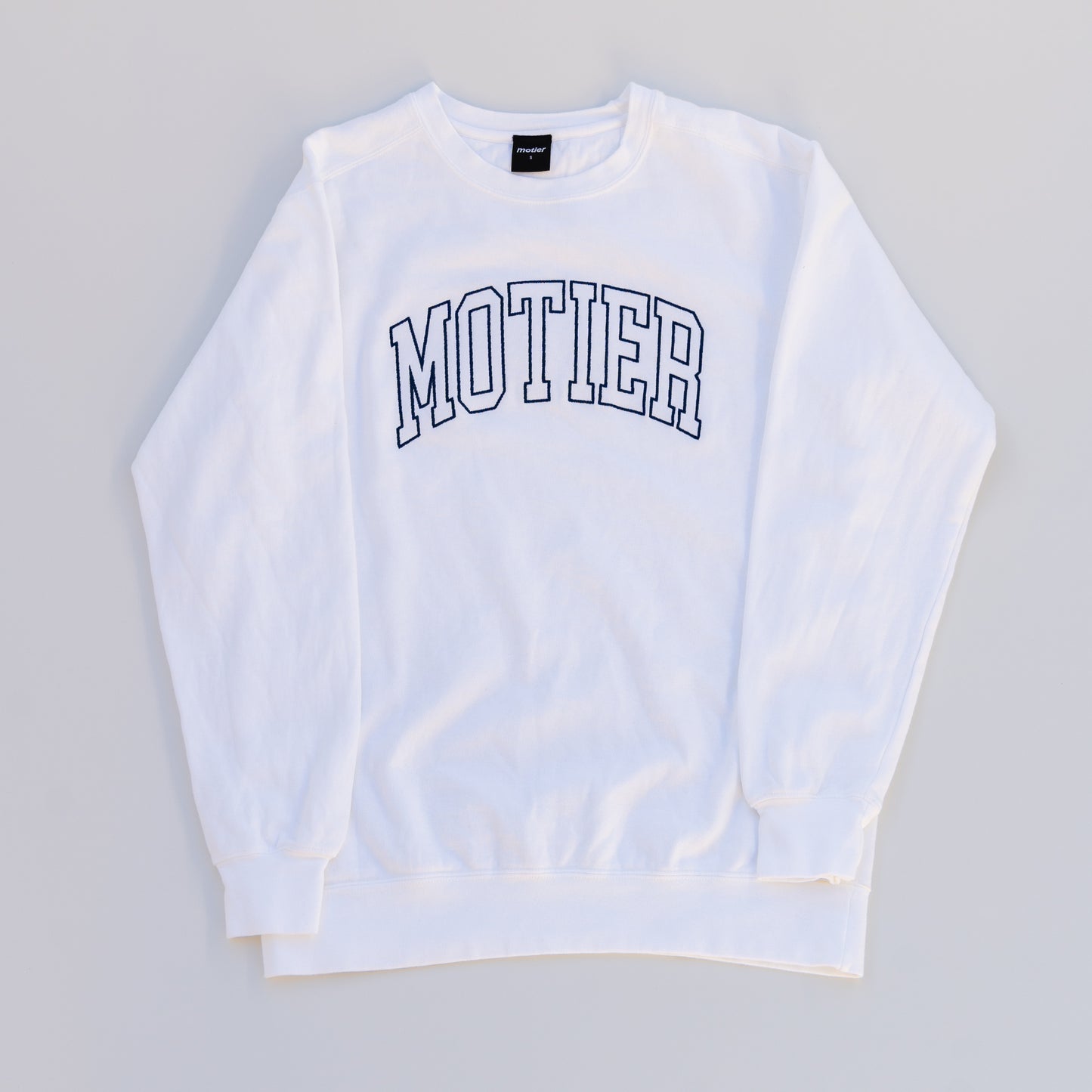 The Heritage Crewneck (White) - Motier Lafayette 