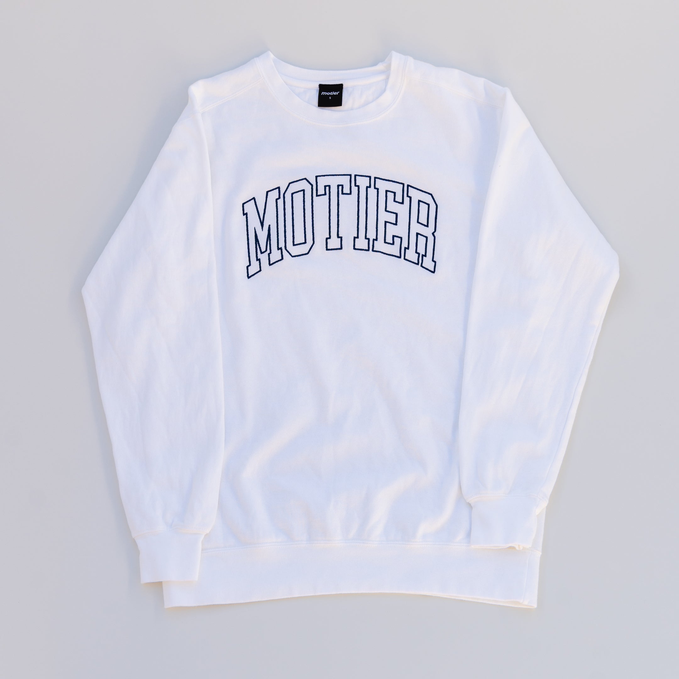 The Heritage Crewneck (White) - Motier Lafayette 