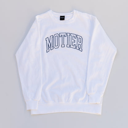 The Heritage Crewneck (White) - Motier Lafayette 