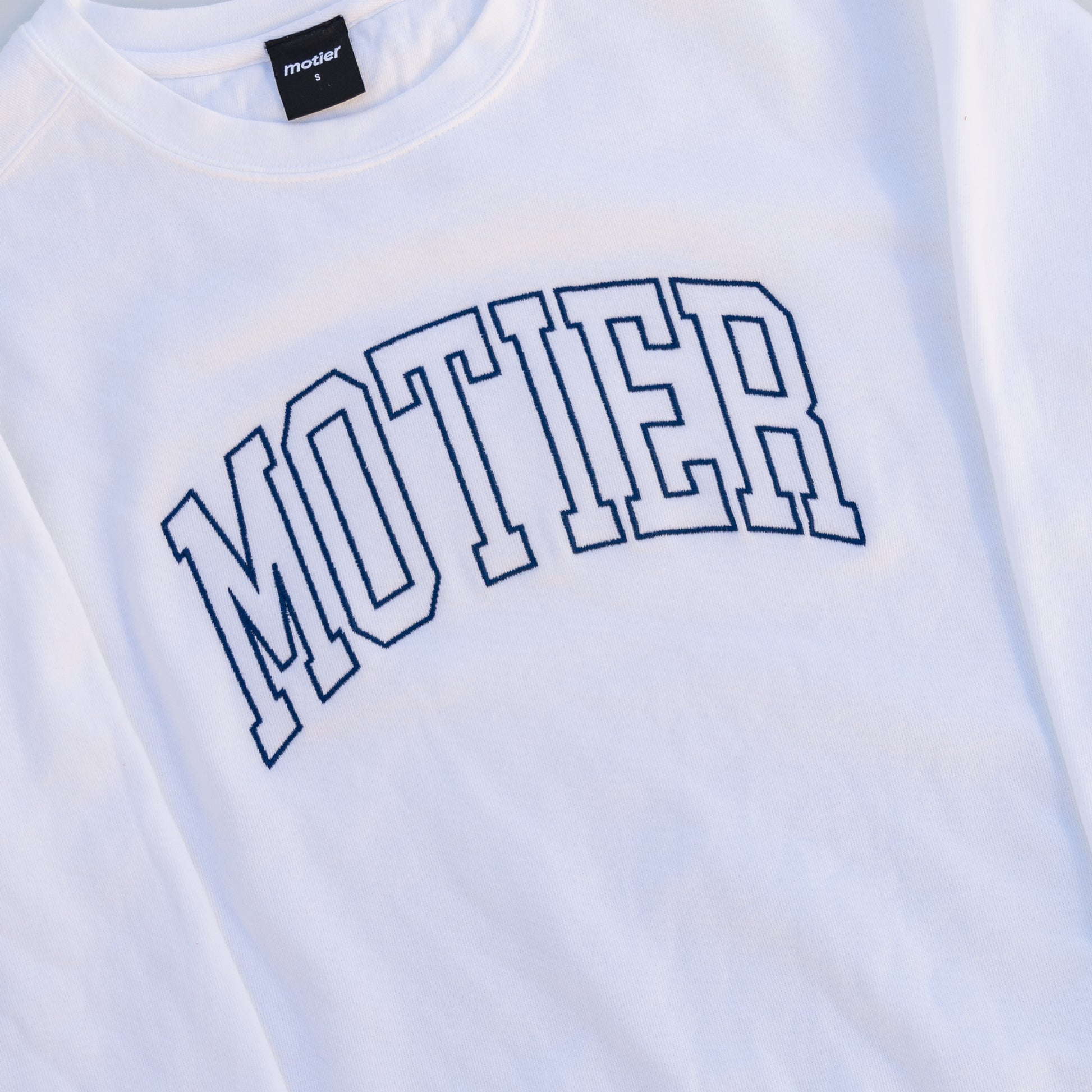 The Heritage Crewneck (White) - Motier Lafayette 