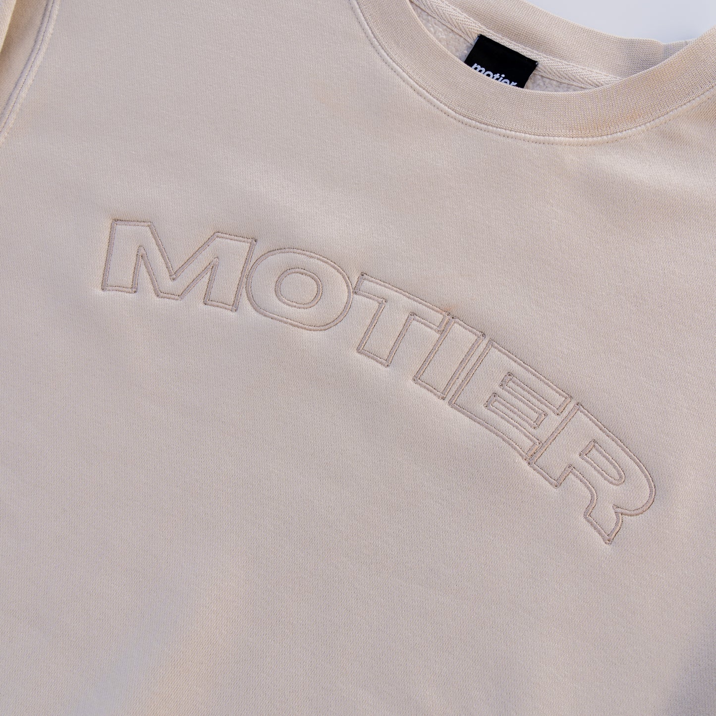 The Horizon Pigment Dyed Crewneck (Sand) - Motier Lafayette 