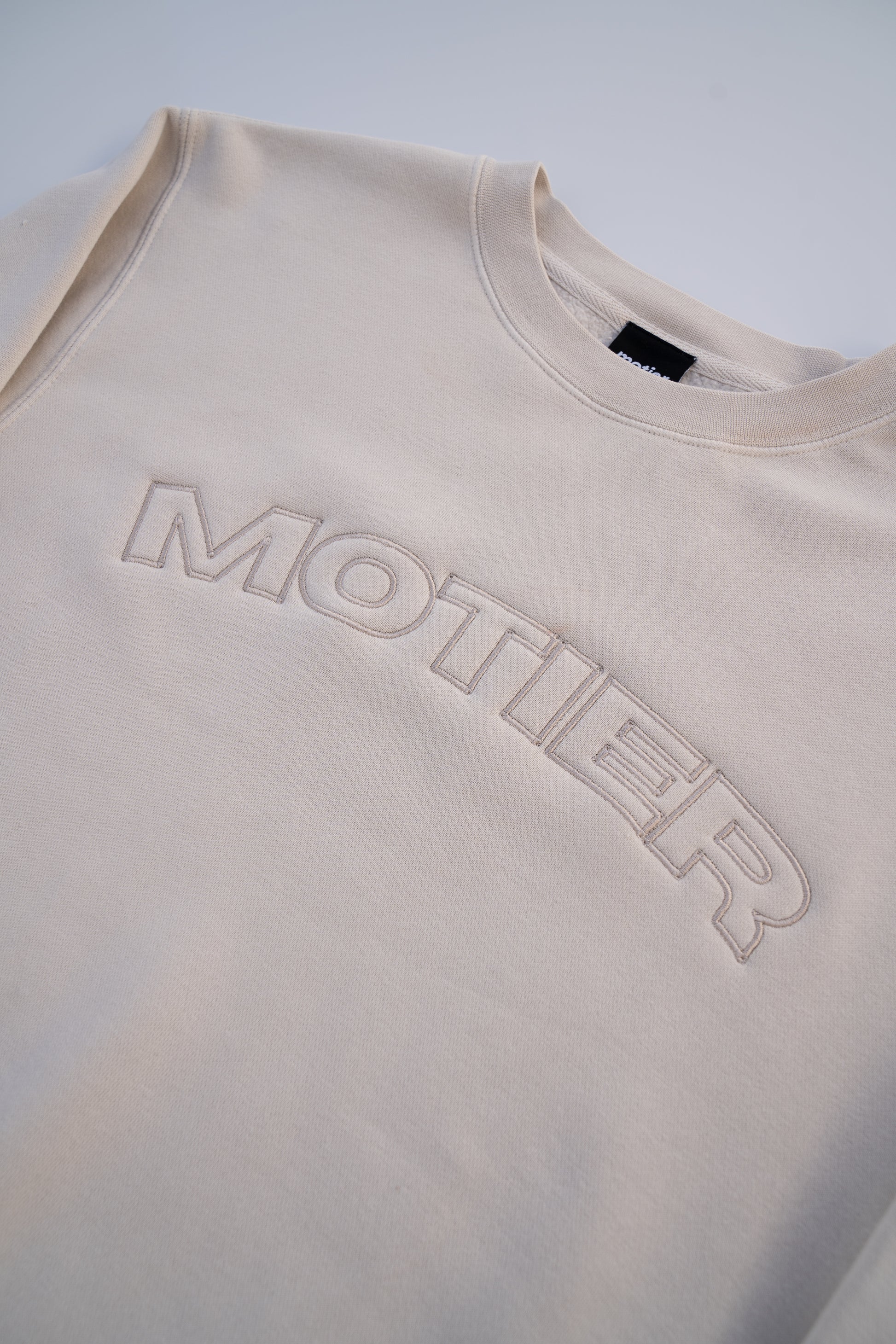 The Horizon Pigment Dyed Crewneck (Sand) - Motier Lafayette 