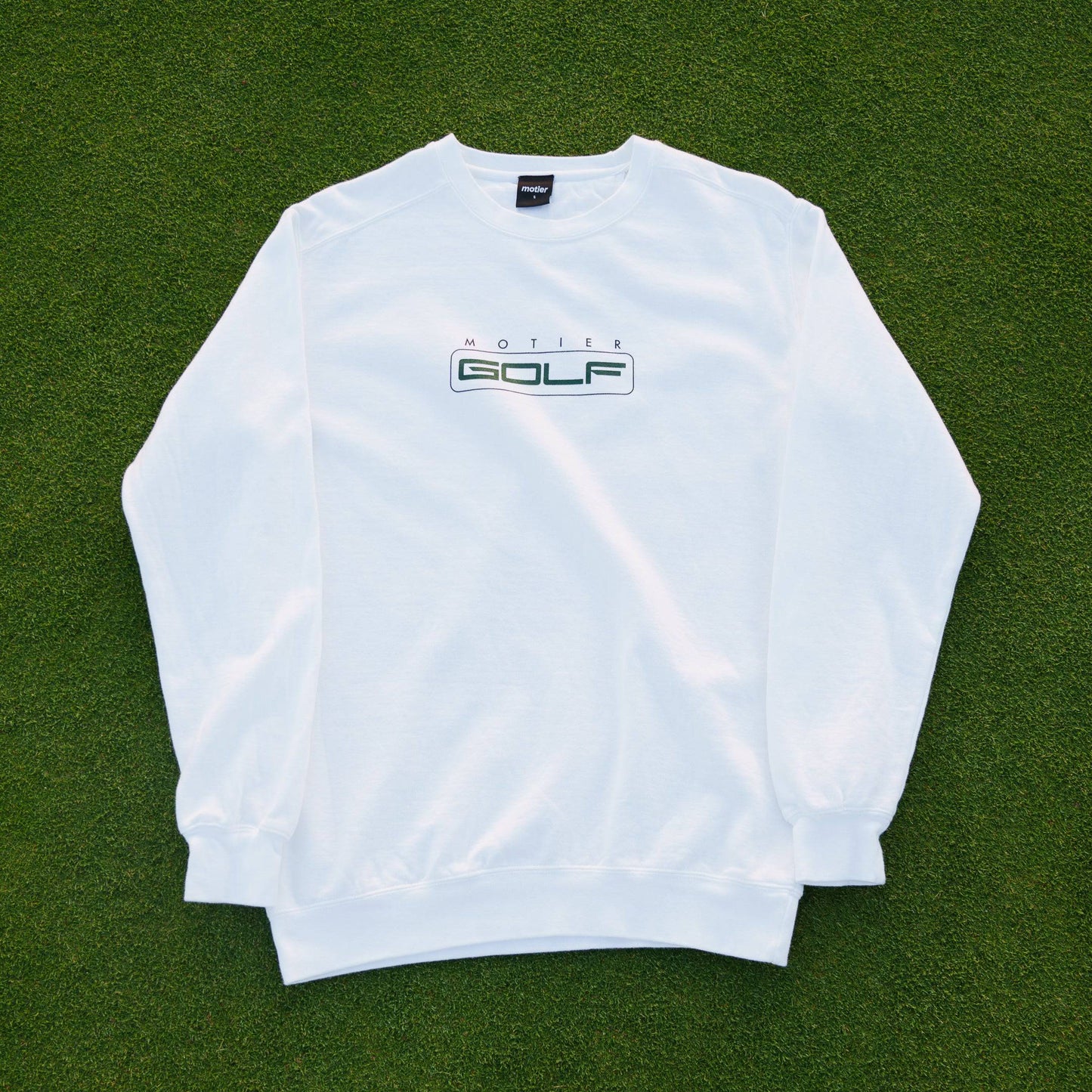Motier Hyperdrive Crewneck (White) - Motier Lafayette 