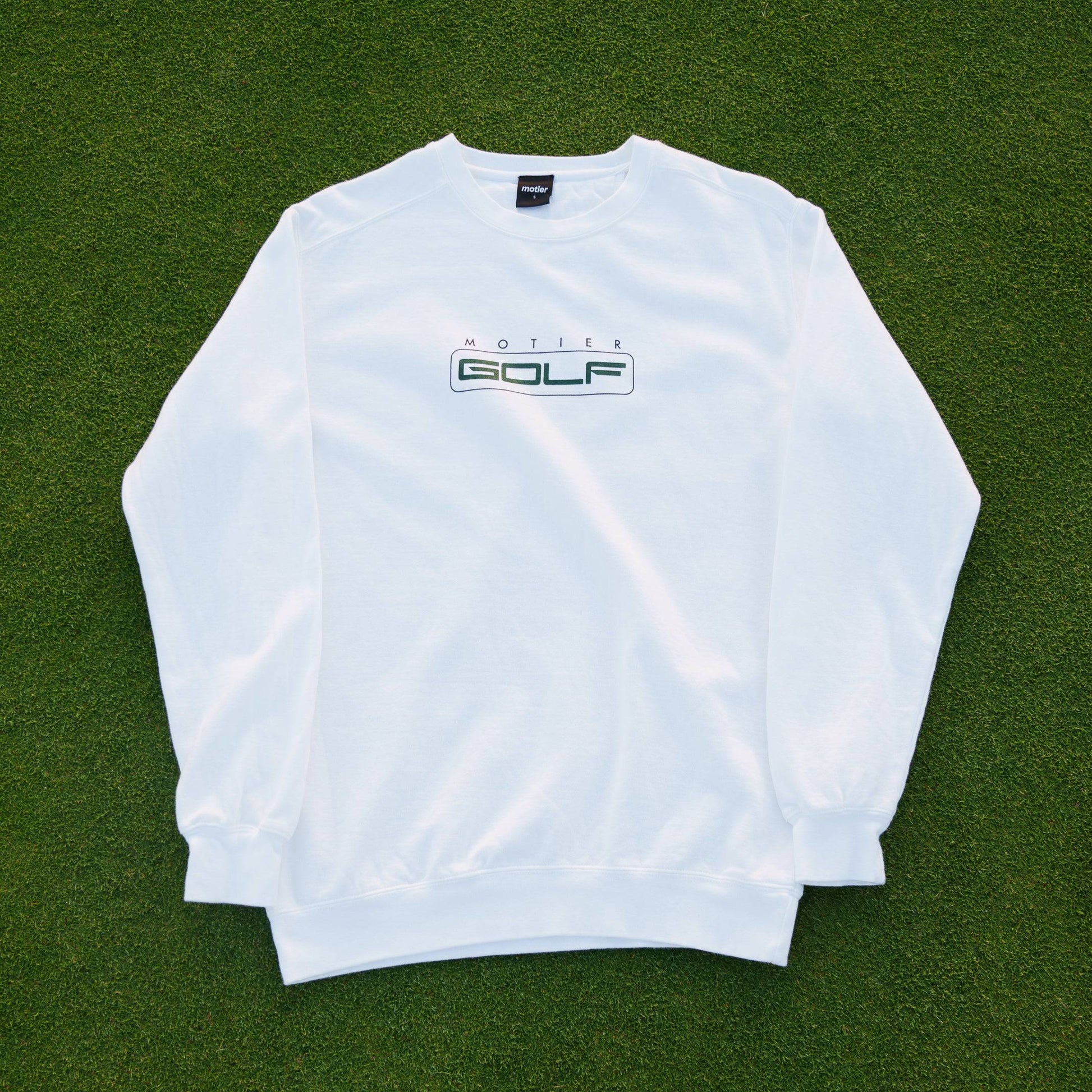 Motier Hyperdrive Crewneck (White) - Motier Lafayette 