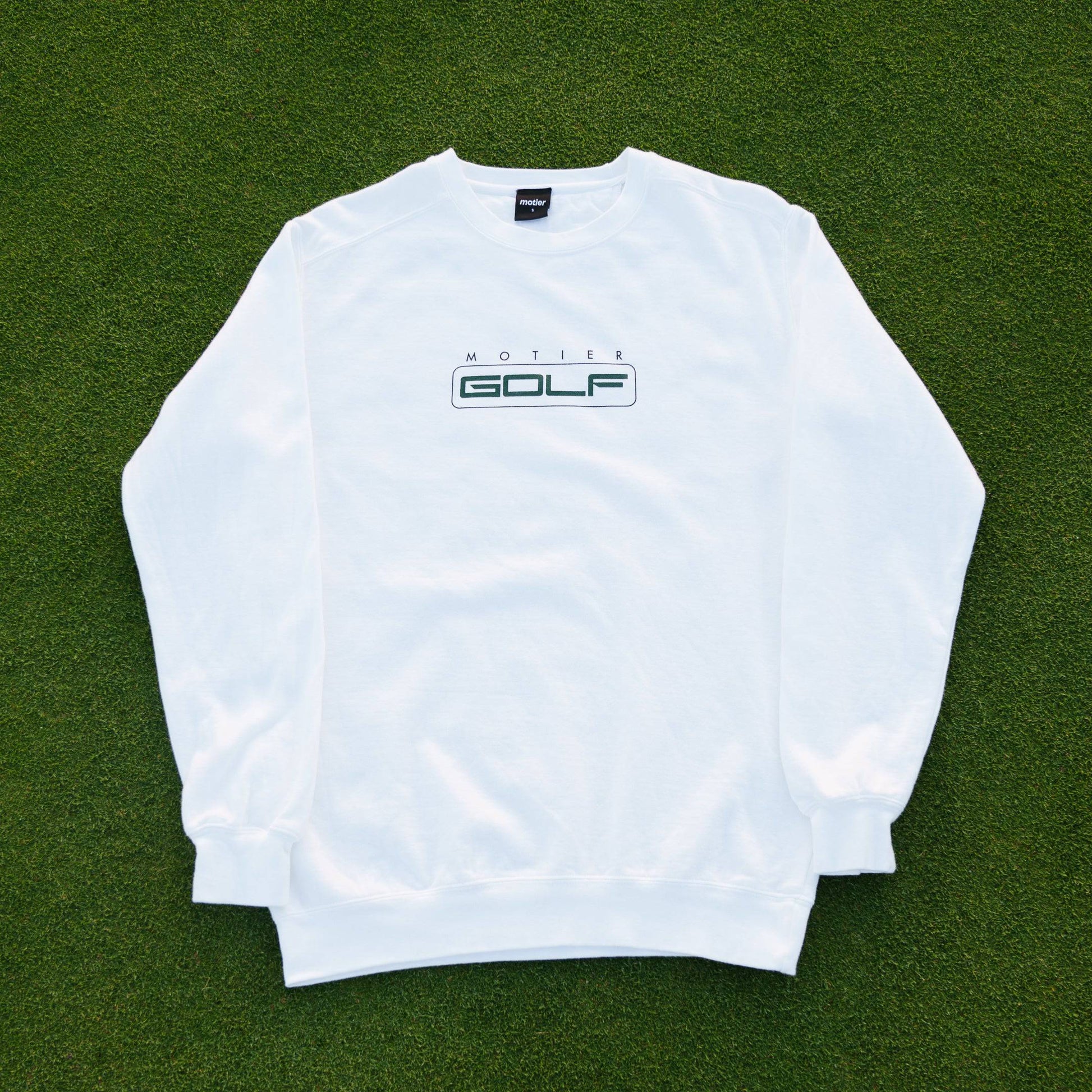 Motier Hyperdrive Crewneck (White) - Motier Lafayette 
