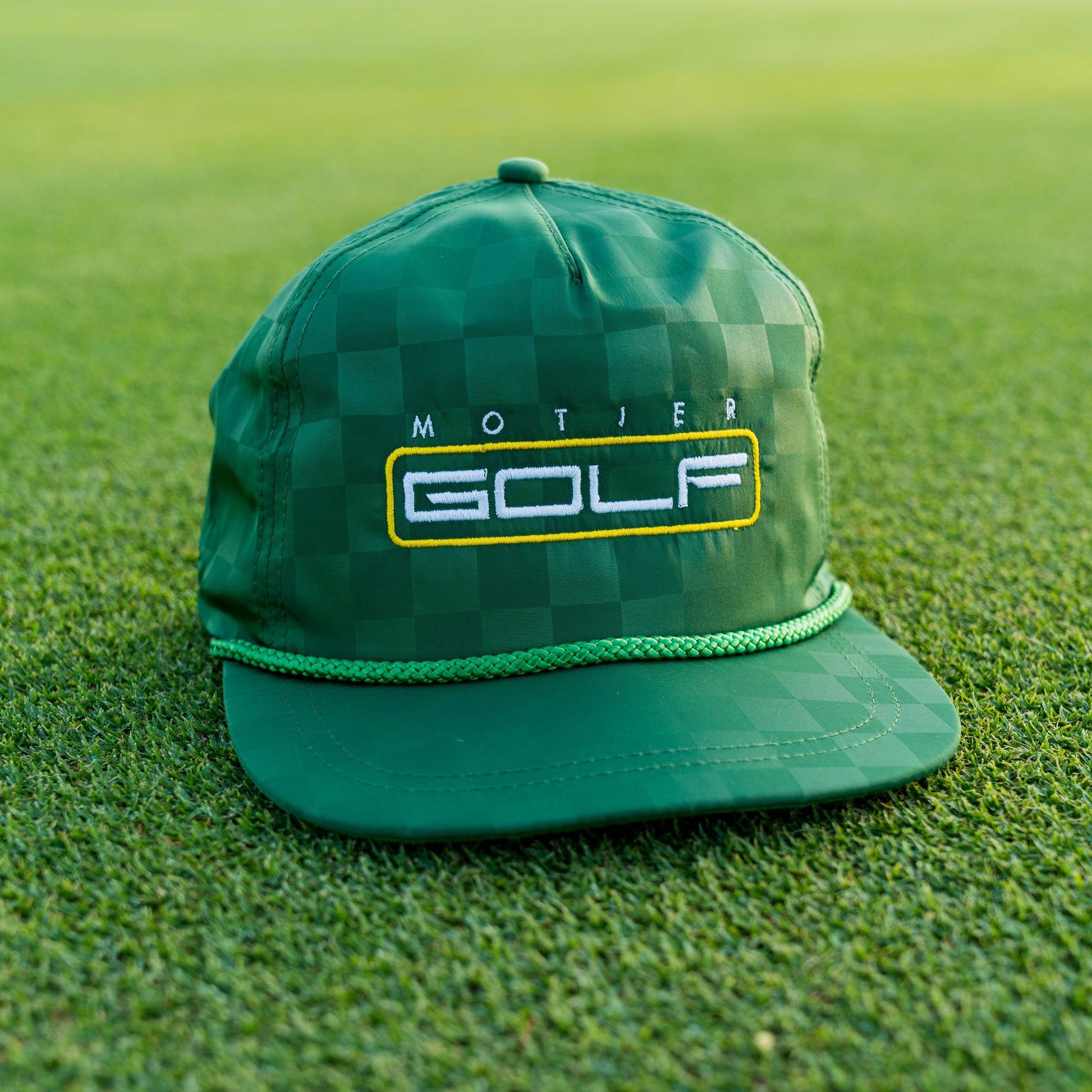 The Hyperdrive Roped Snapback (Masters Green) - Motier Lafayette 
