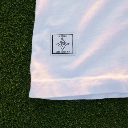 The Hyperdrive Luxe Tee (White) - Motier Lafayette 