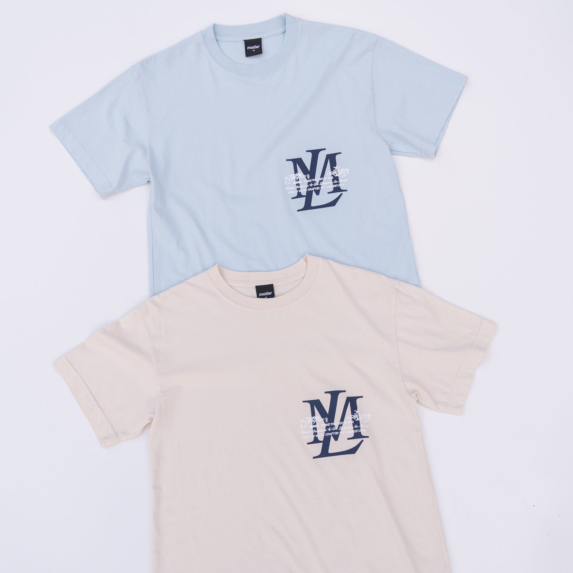 The Contra Luxe Tee (Cashmere Blue) - Motier Lafayette 
