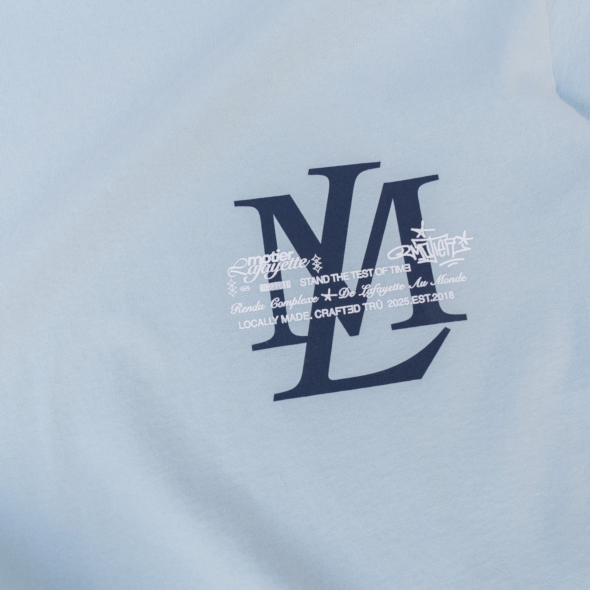 The Contra Luxe Tee (Cashmere Blue) - Motier Lafayette 