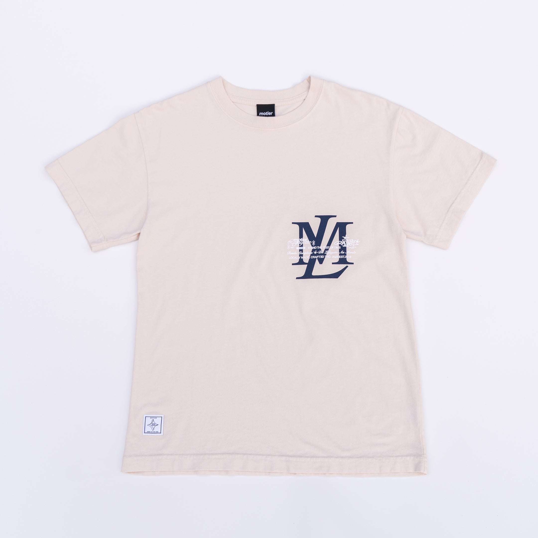 The Contra Luxe Tee (Moonbeam) - Motier Lafayette 
