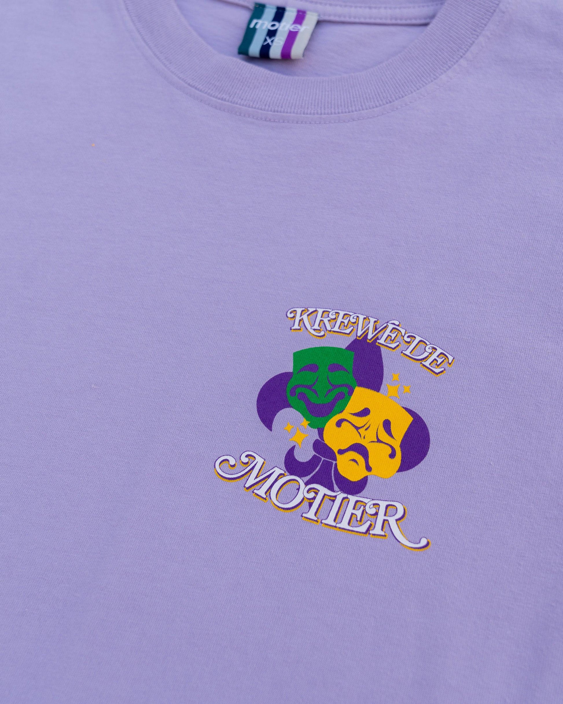 The Krewe De Motier 2024 L/S Luxe Tee (Lavender Aura) - Motier Lafayette 