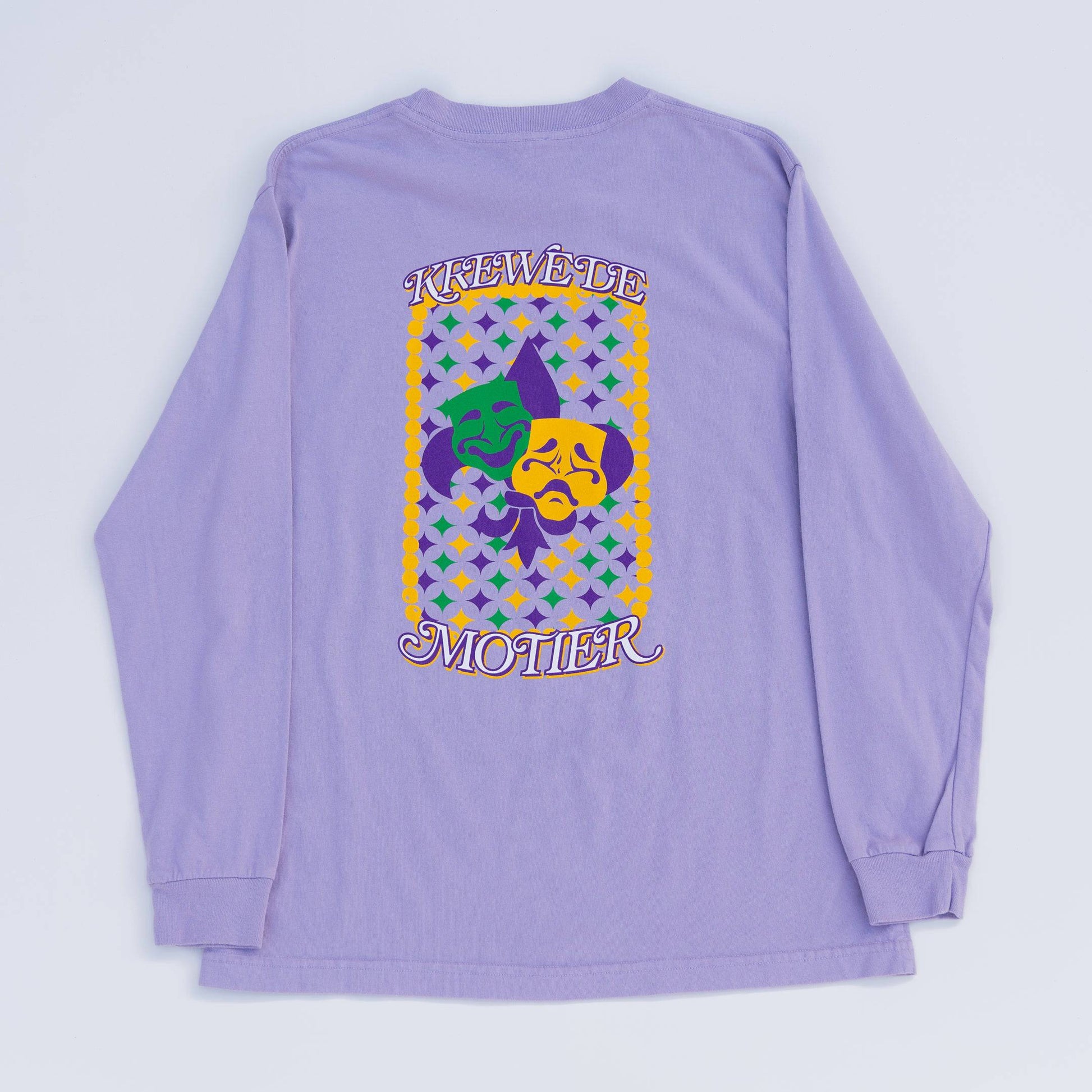 The Krewe De Motier 2024 L/S Luxe Tee (Lavender Aura) - Motier Lafayette 