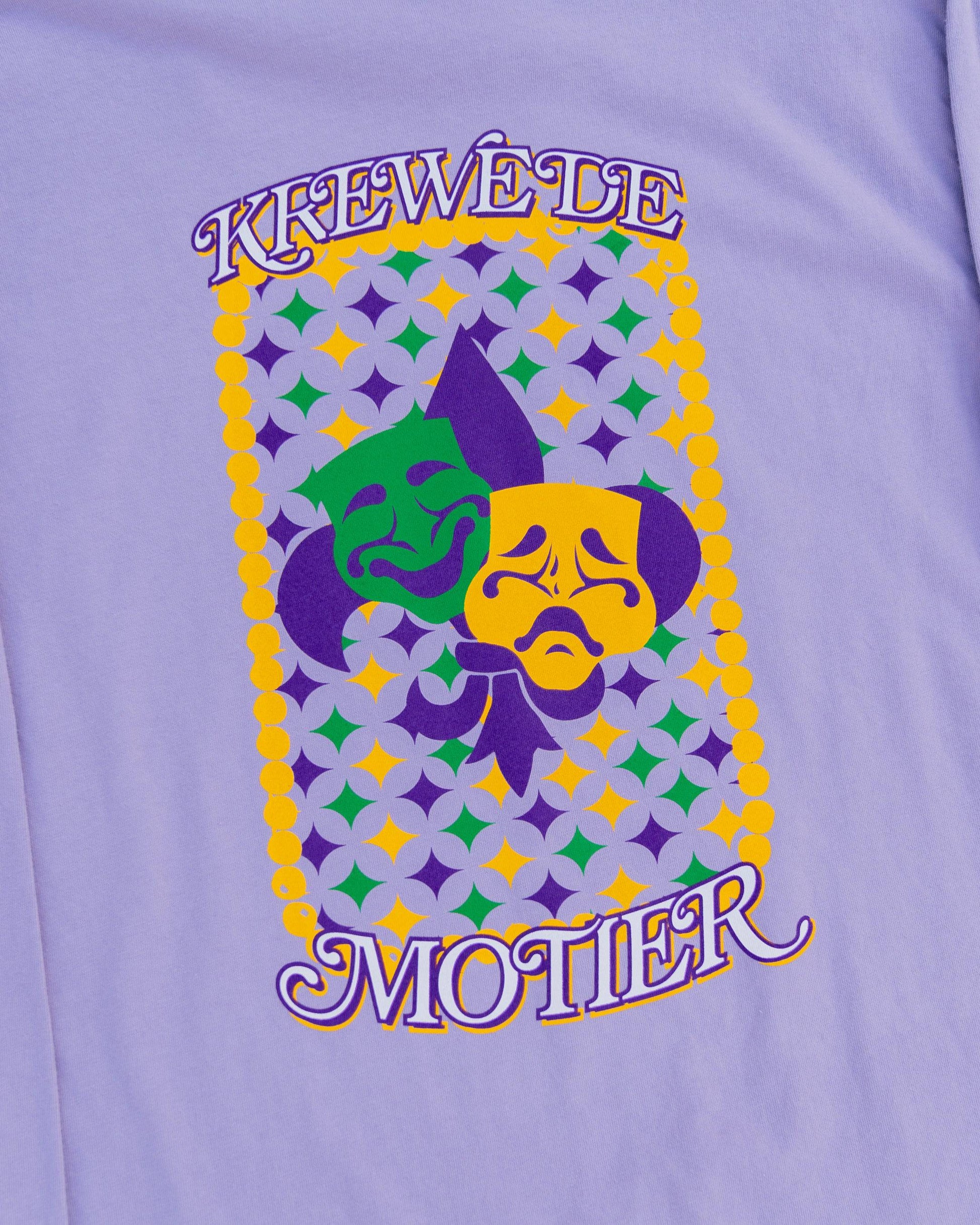 The Krewe De Motier 2024 L/S Luxe Tee (Lavender Aura) - Motier Lafayette 