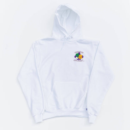 The Krewe De Motier 2024 Hoodie (White) - Motier Lafayette 