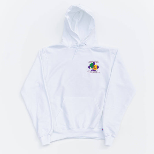 The Krewe De Motier 2024 Hoodie (White) - Motier Lafayette 