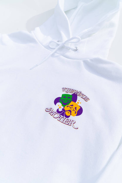 The Krewe De Motier 2024 Hoodie (White) - Motier Lafayette 