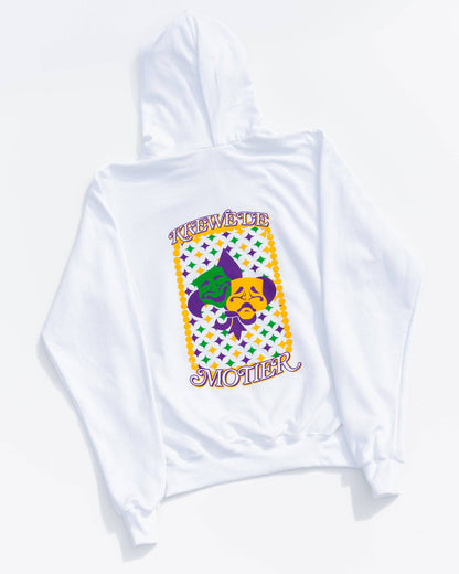 The Krewe De Motier 2024 Hoodie (White) - Motier Lafayette 