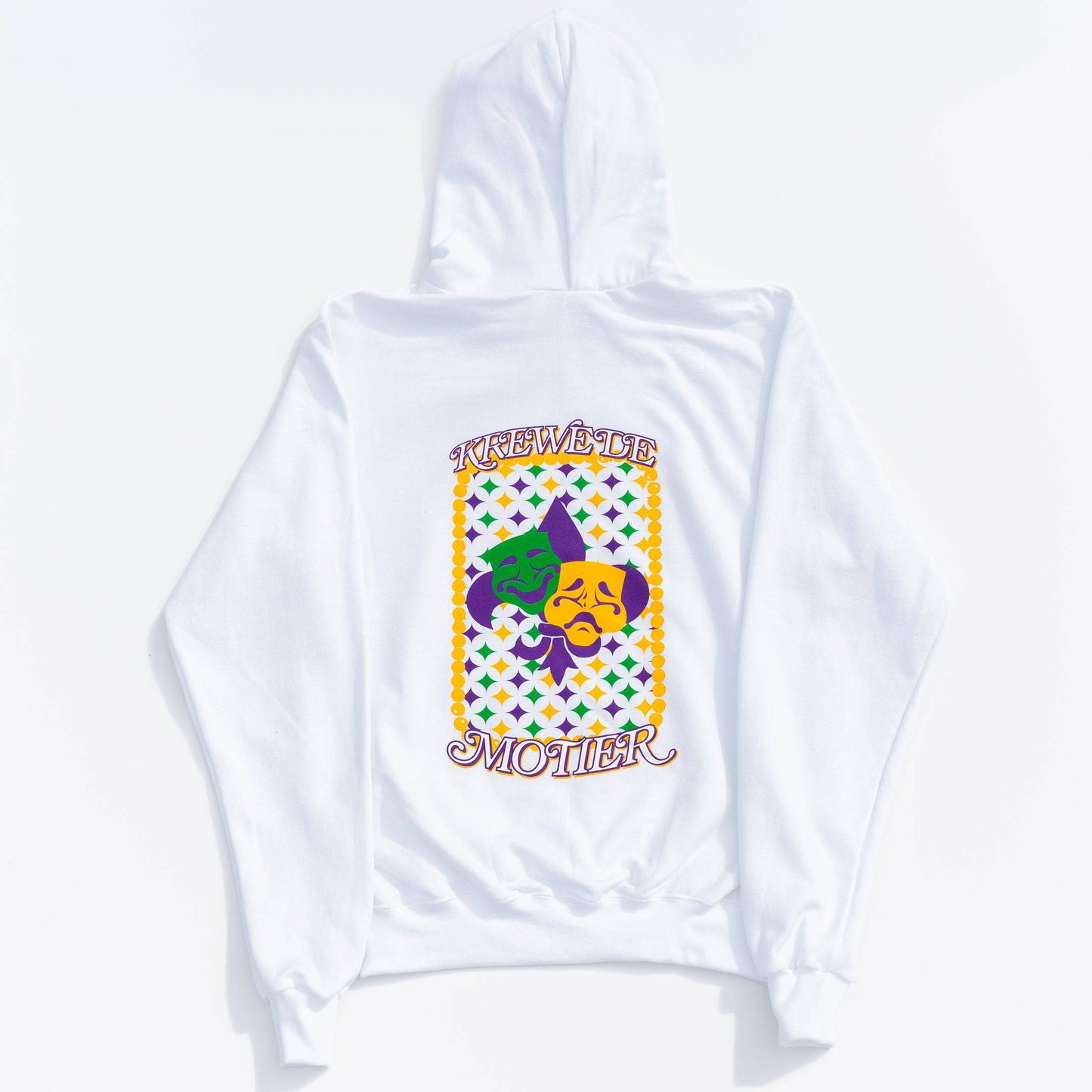 The Krewe De Motier 2024 Hoodie (White) - Motier Lafayette 